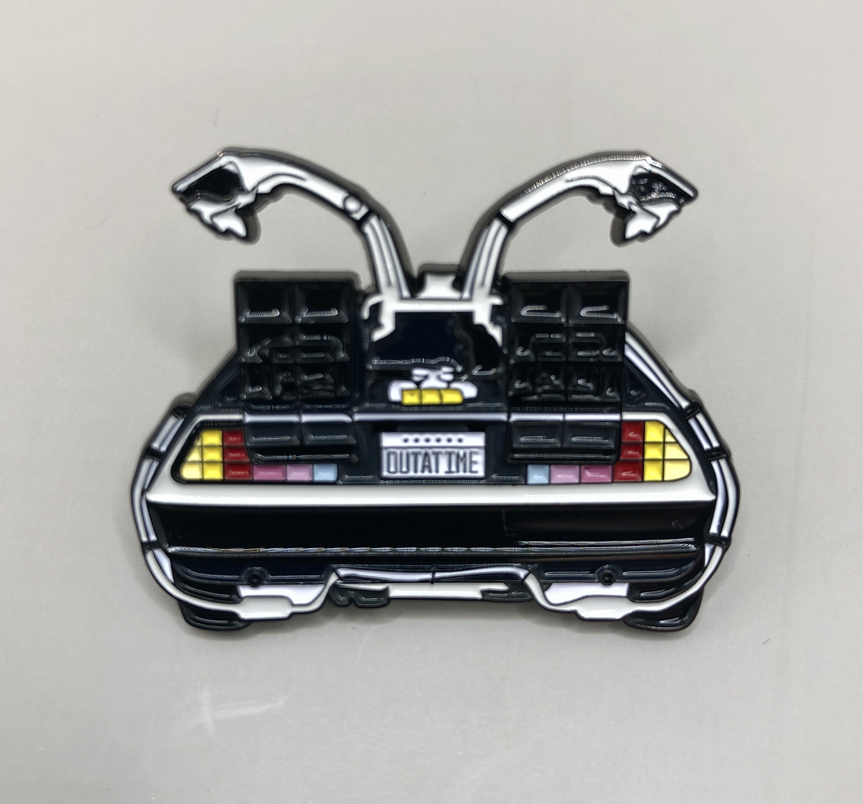 Delorean from Back to the Future Enamel Pin Badge
