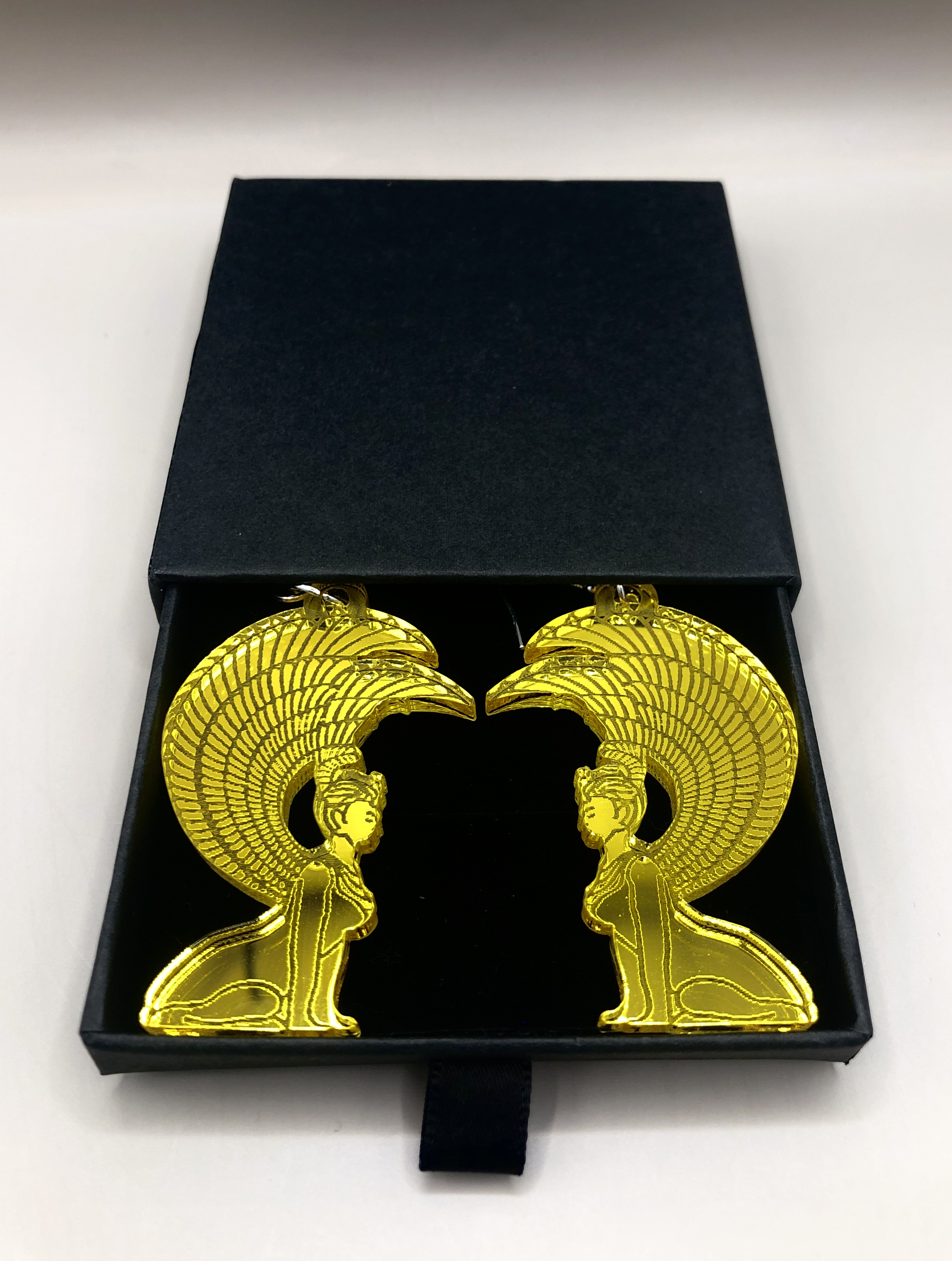 Neverending Story inspired Earrings / Sphinx gate / Magic mirror gate / Southern Oracle