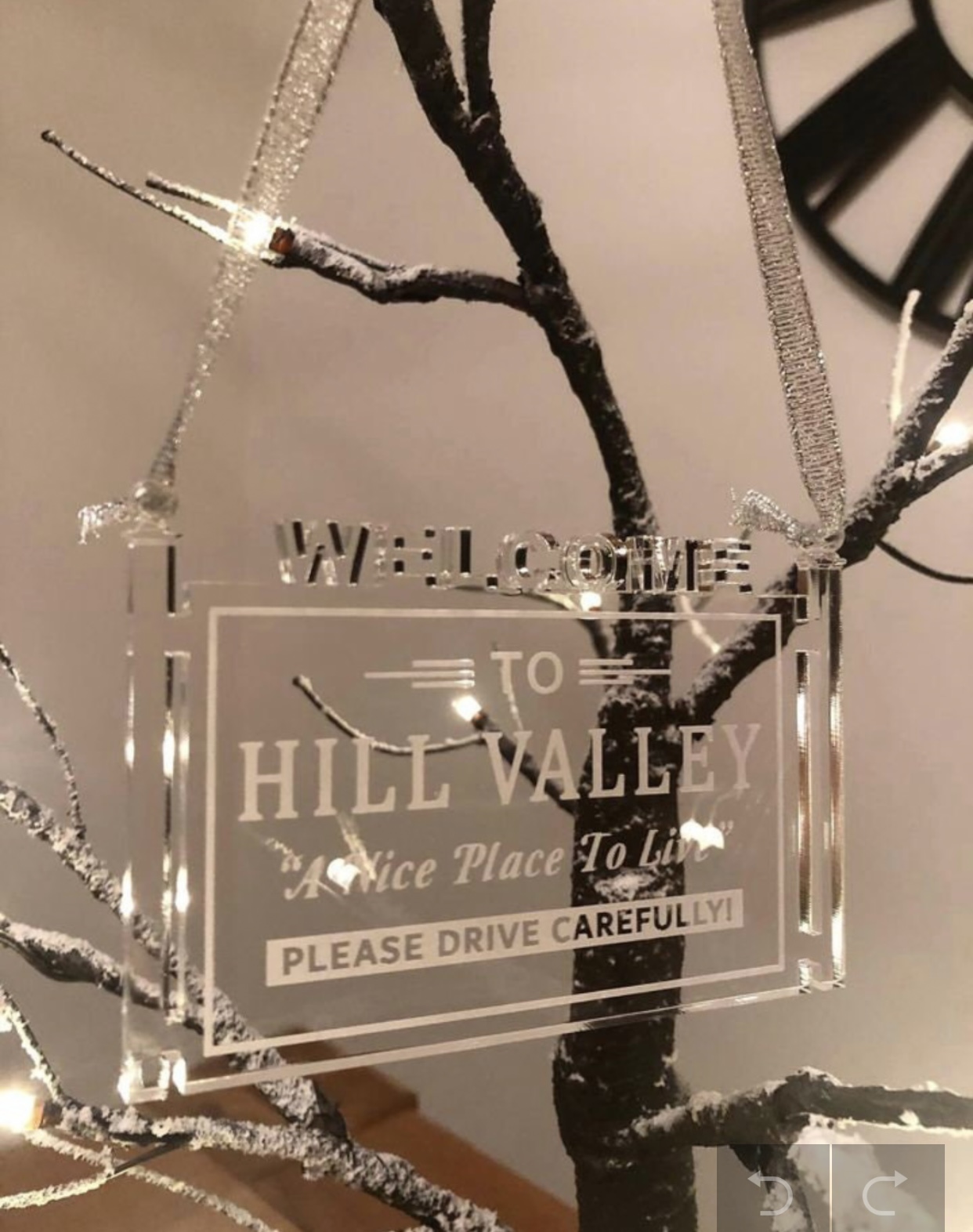 Back to the Future Christmas Tree Decorations