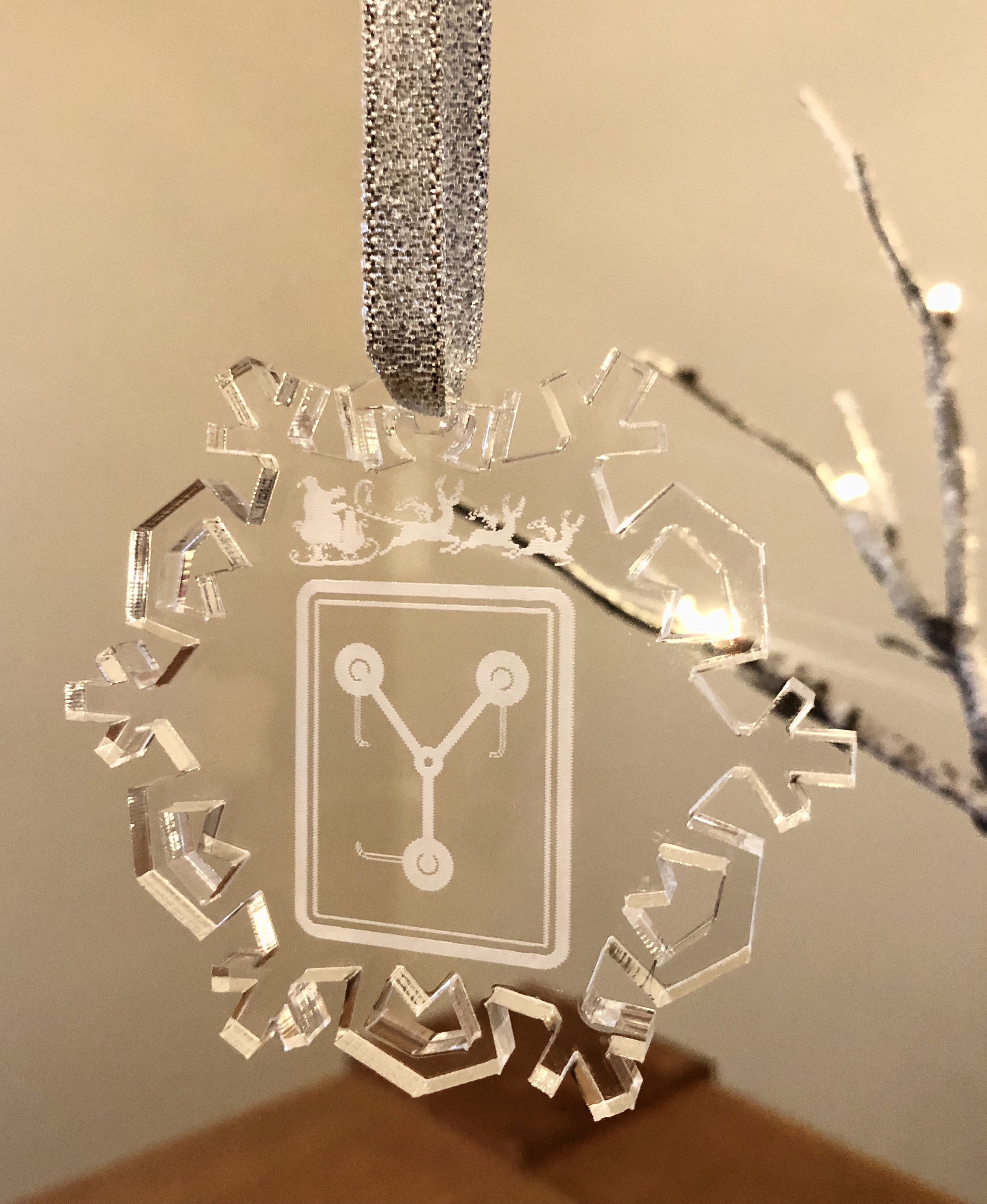 Back to the Future Christmas Tree Decorations