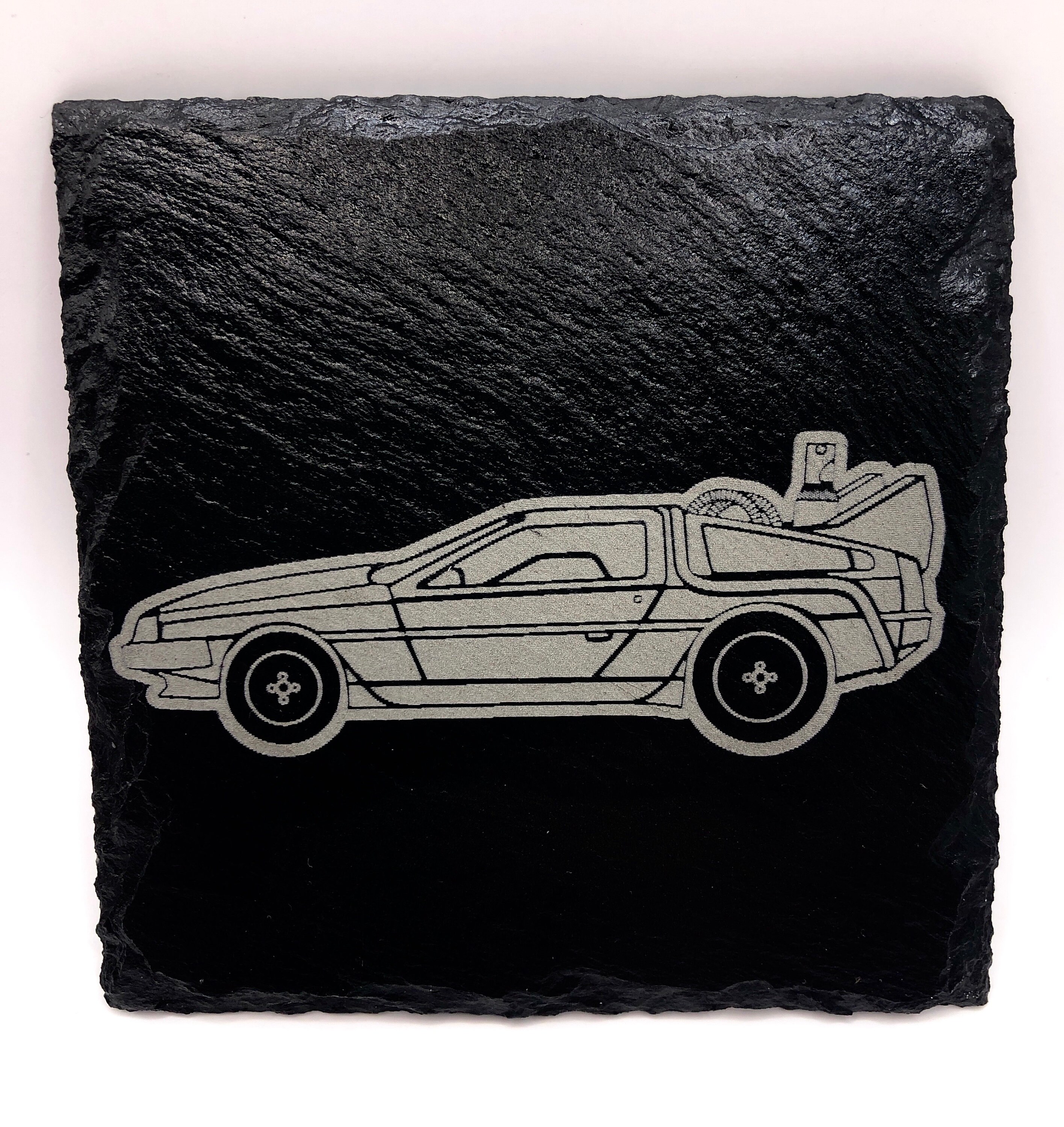 Back To The Future Themed Slate Coasters
