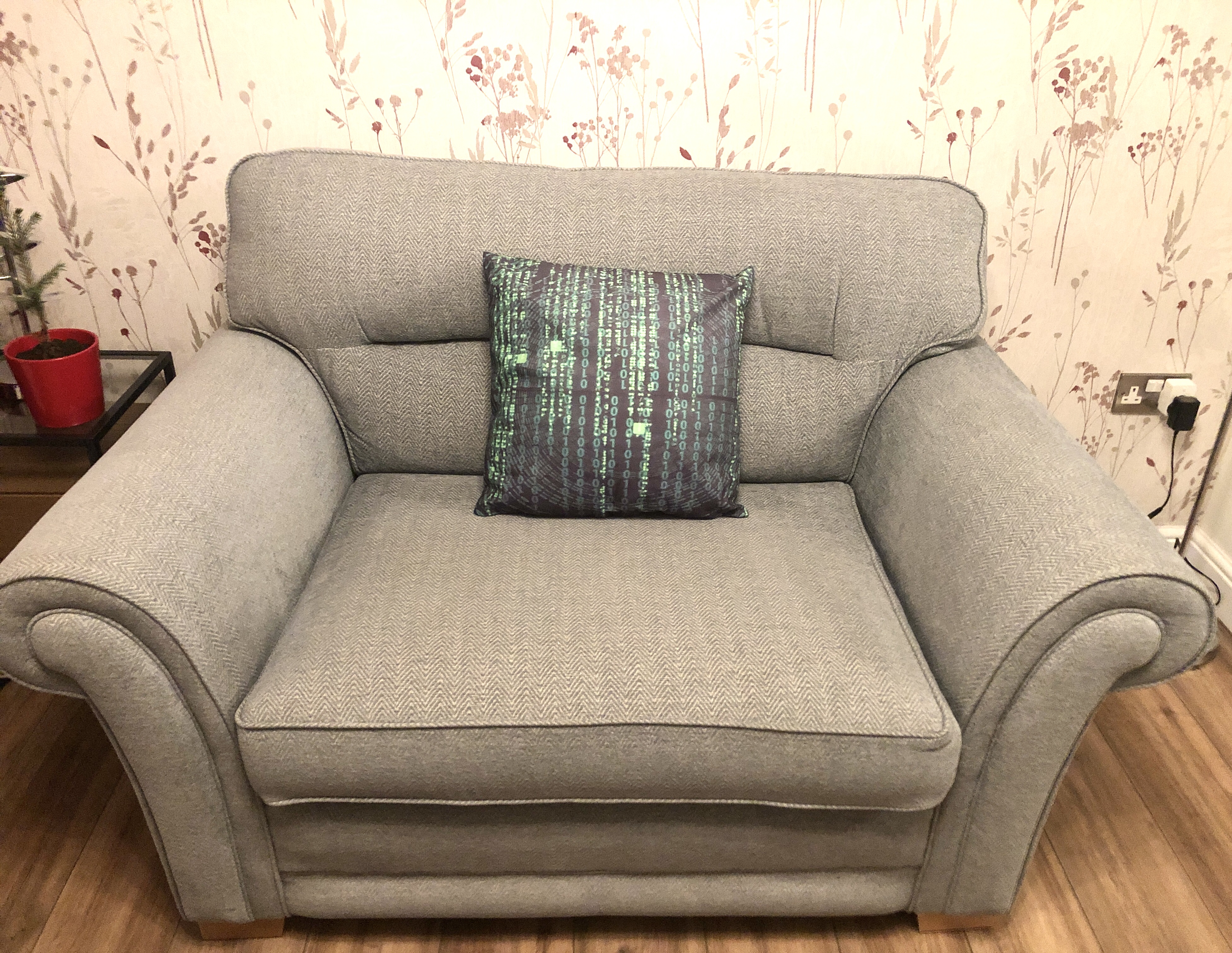 Matrix digital rain themed cushion covers