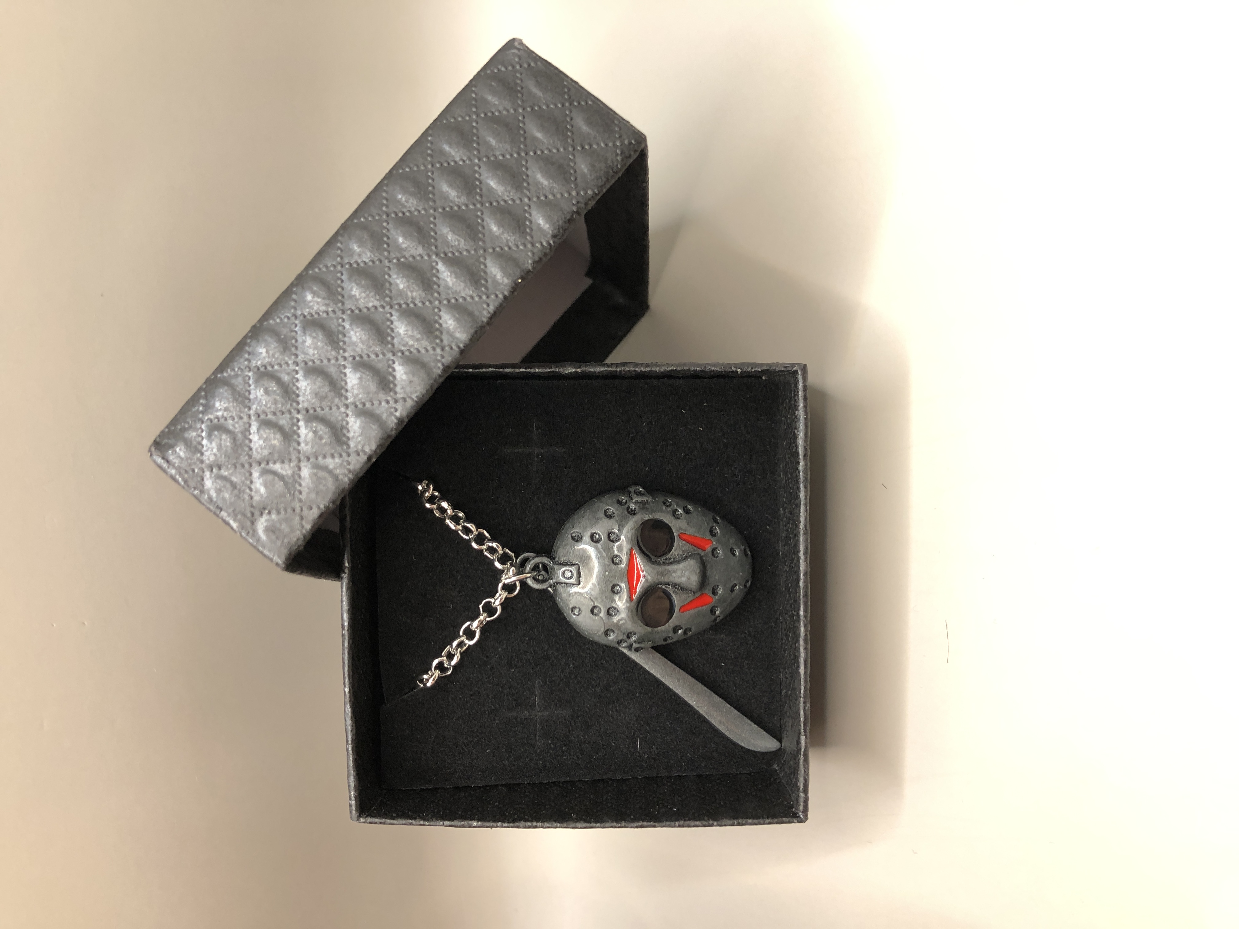 Jason Mask & Machete Earrings / Necklace