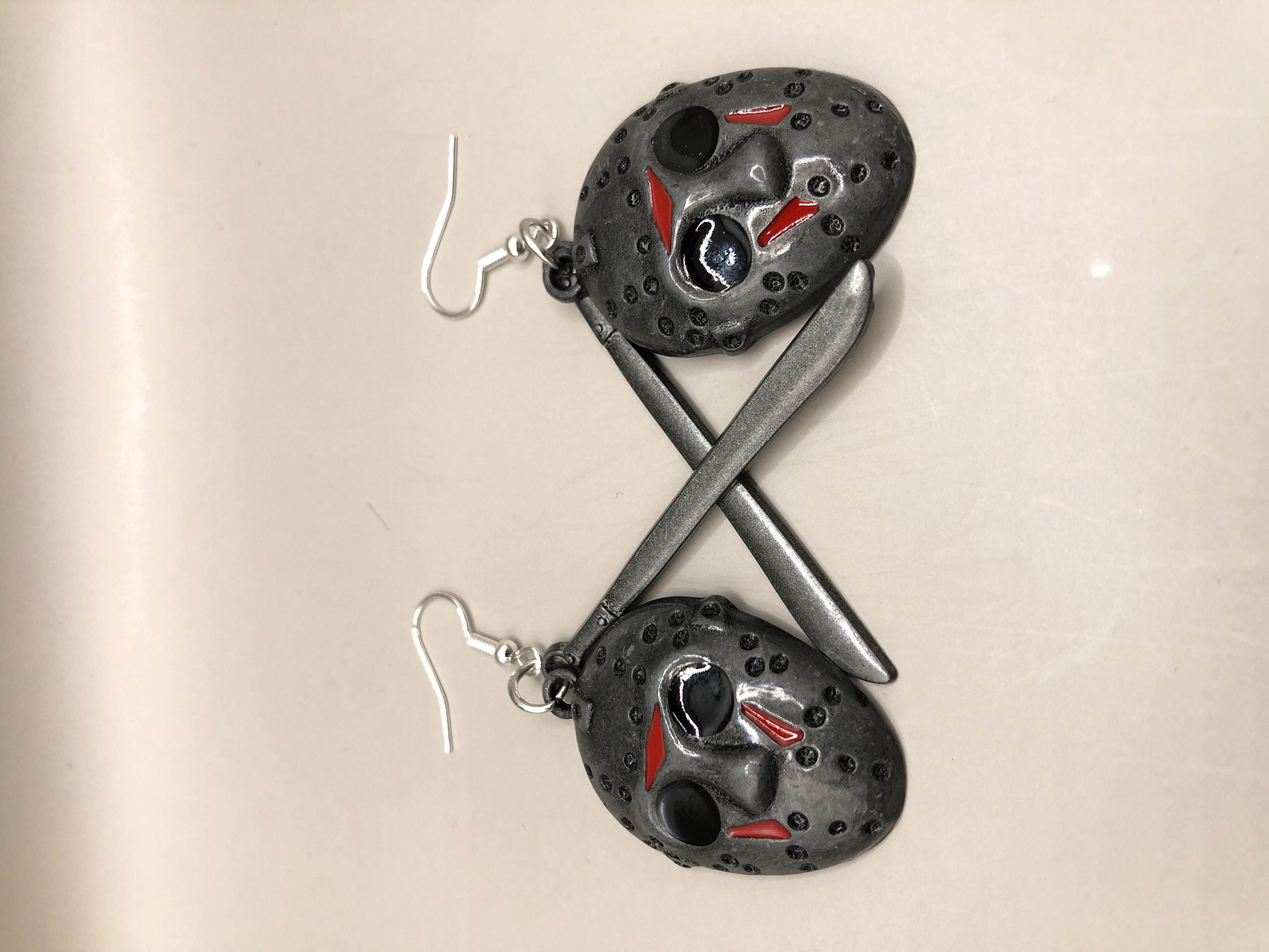 Jason Mask & Machete Earrings / Necklace