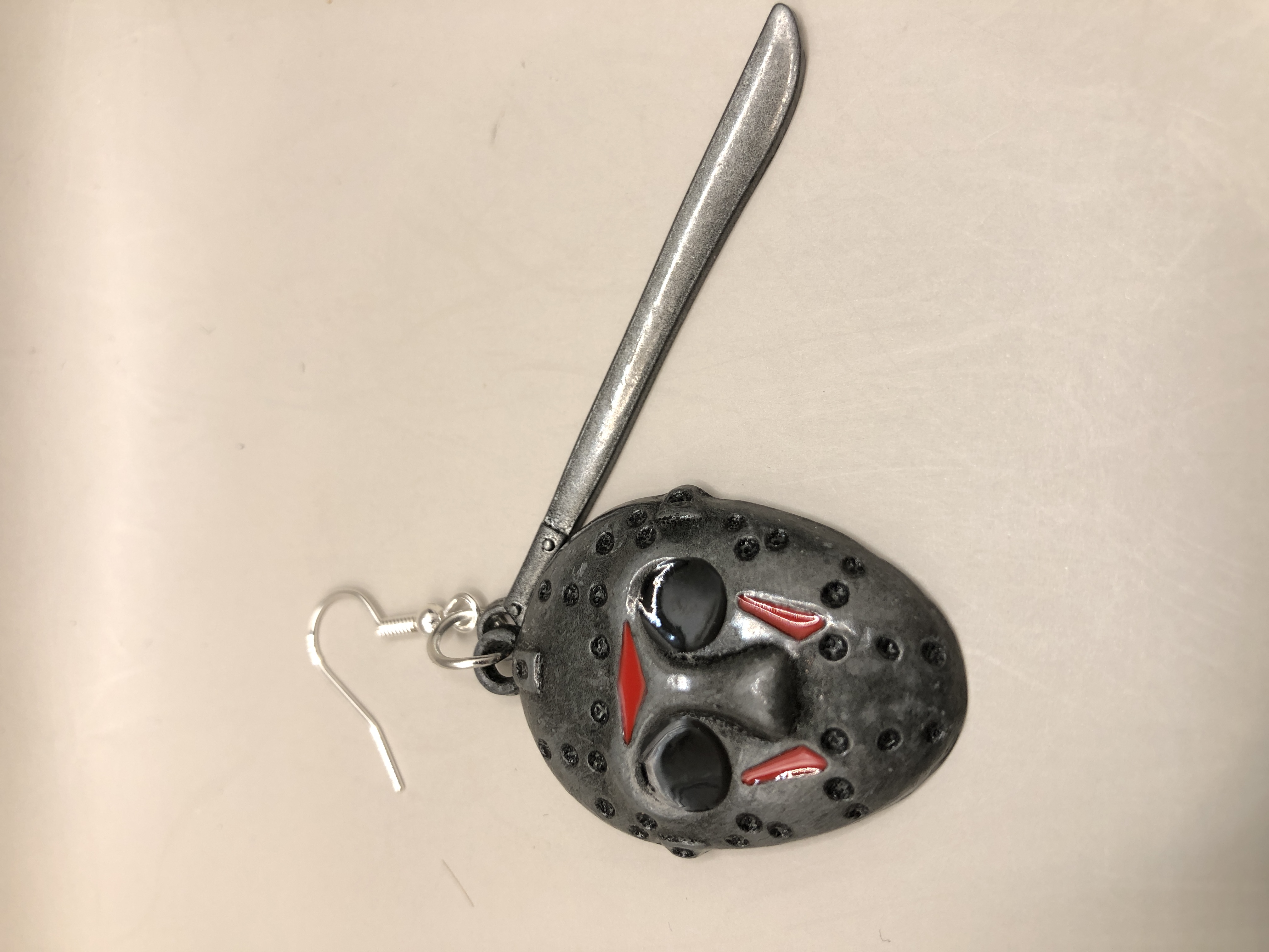 Jason Mask & Machete Earrings / Necklace