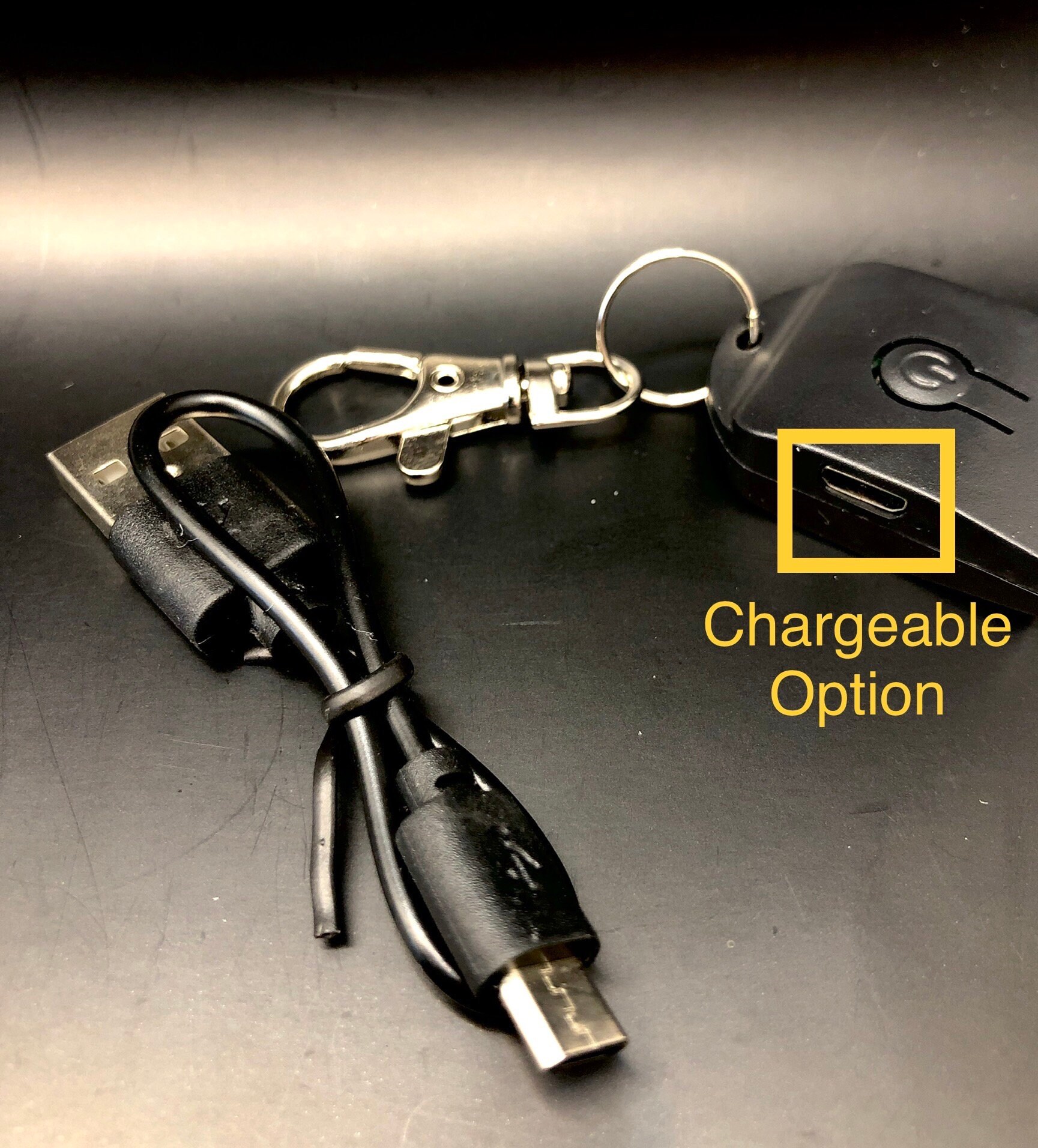 Commodore READY Inspired LED keychain