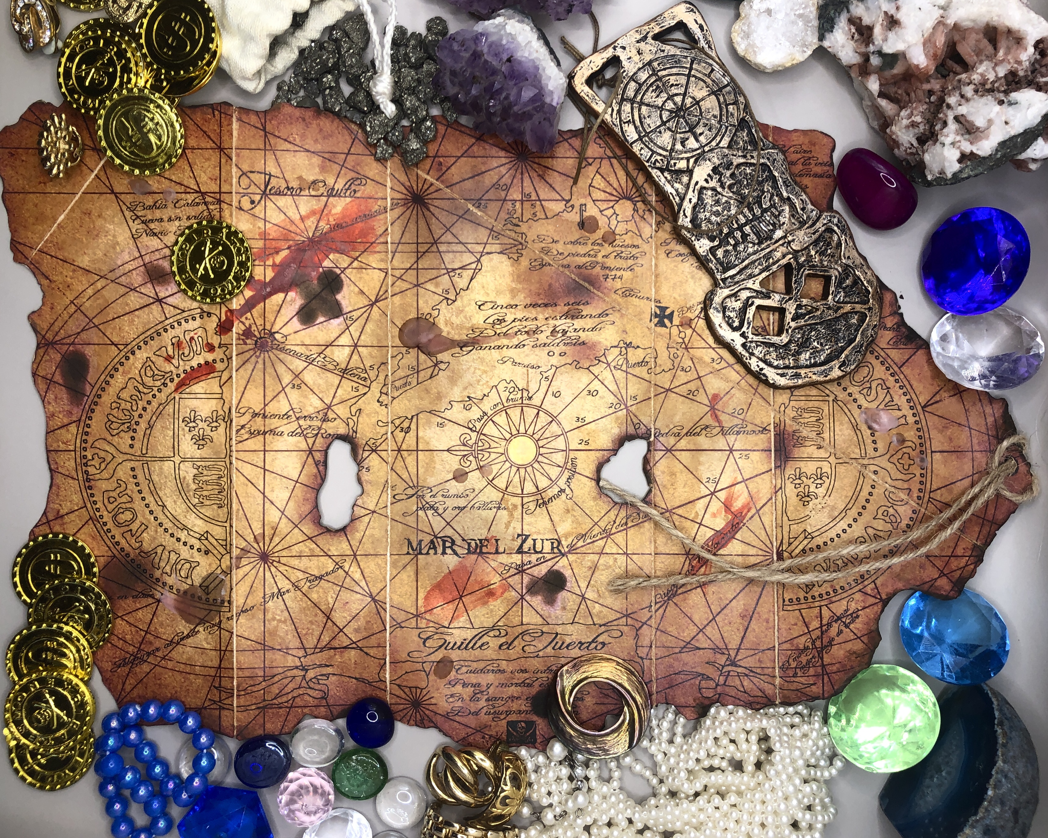 Handmade Goonies Treasure Map