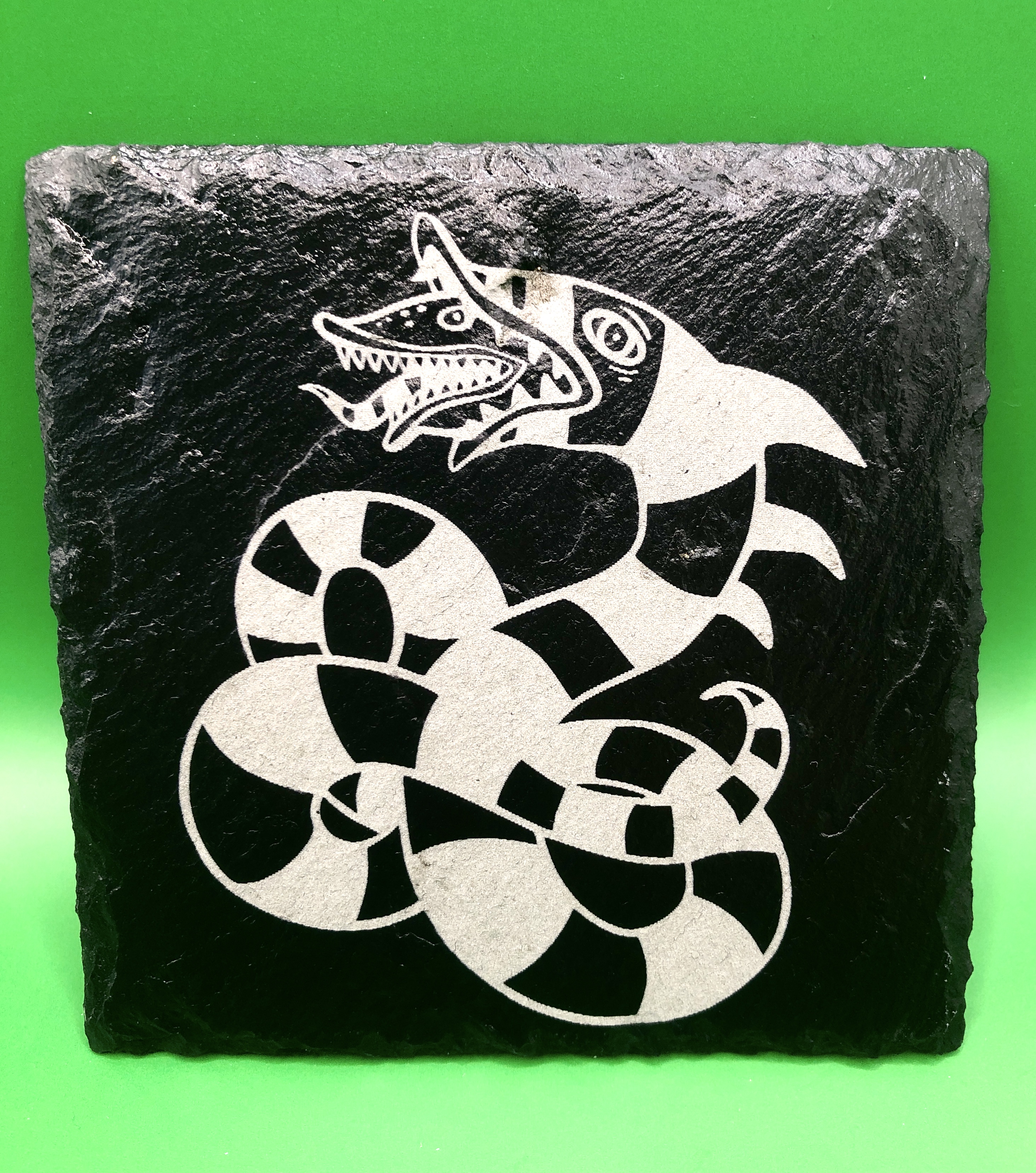 Beetlejuice Themed Slate Coasters