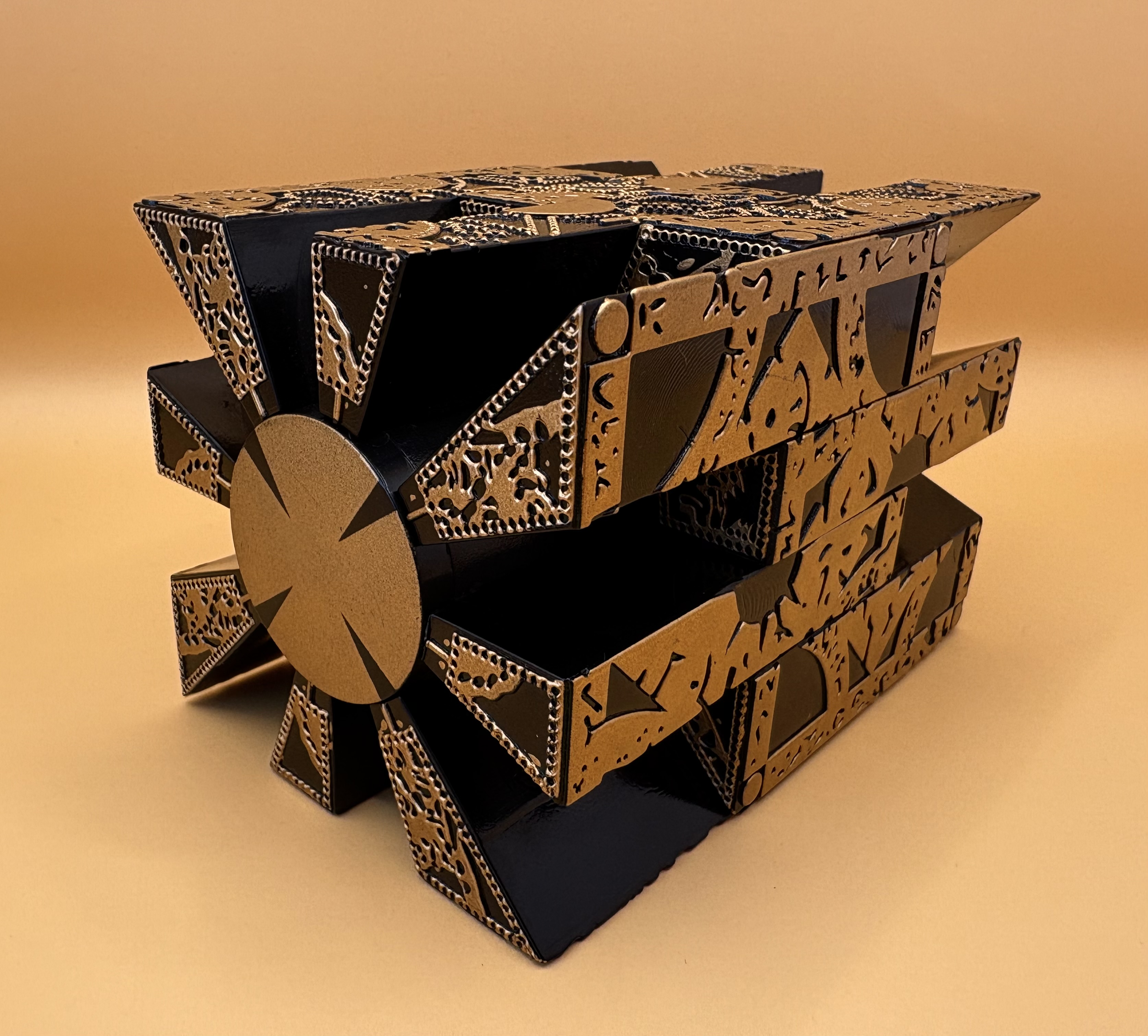 Hellraiser inspired puzzle cube /  1:1 scale