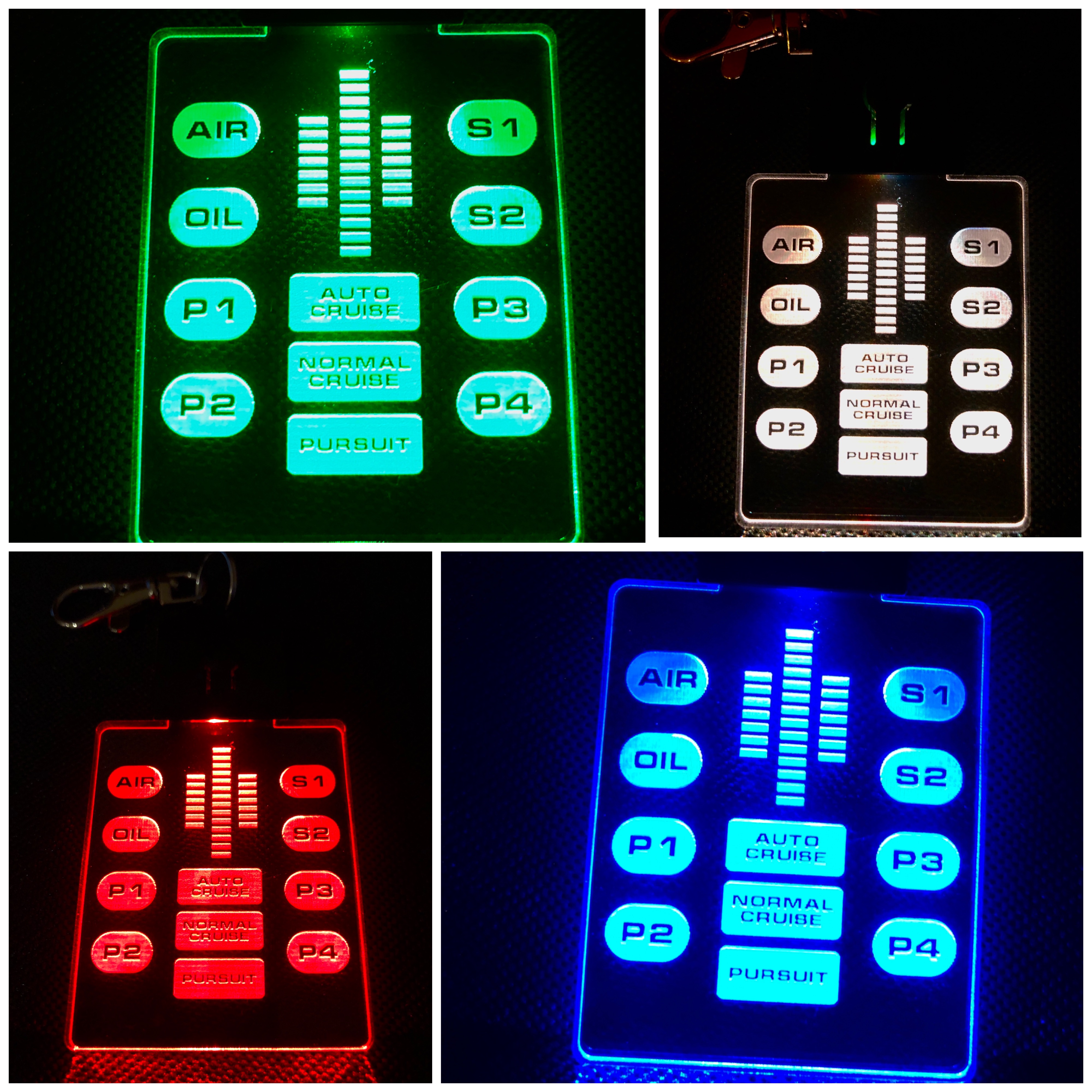 Knight Rider Inspired LED keychain