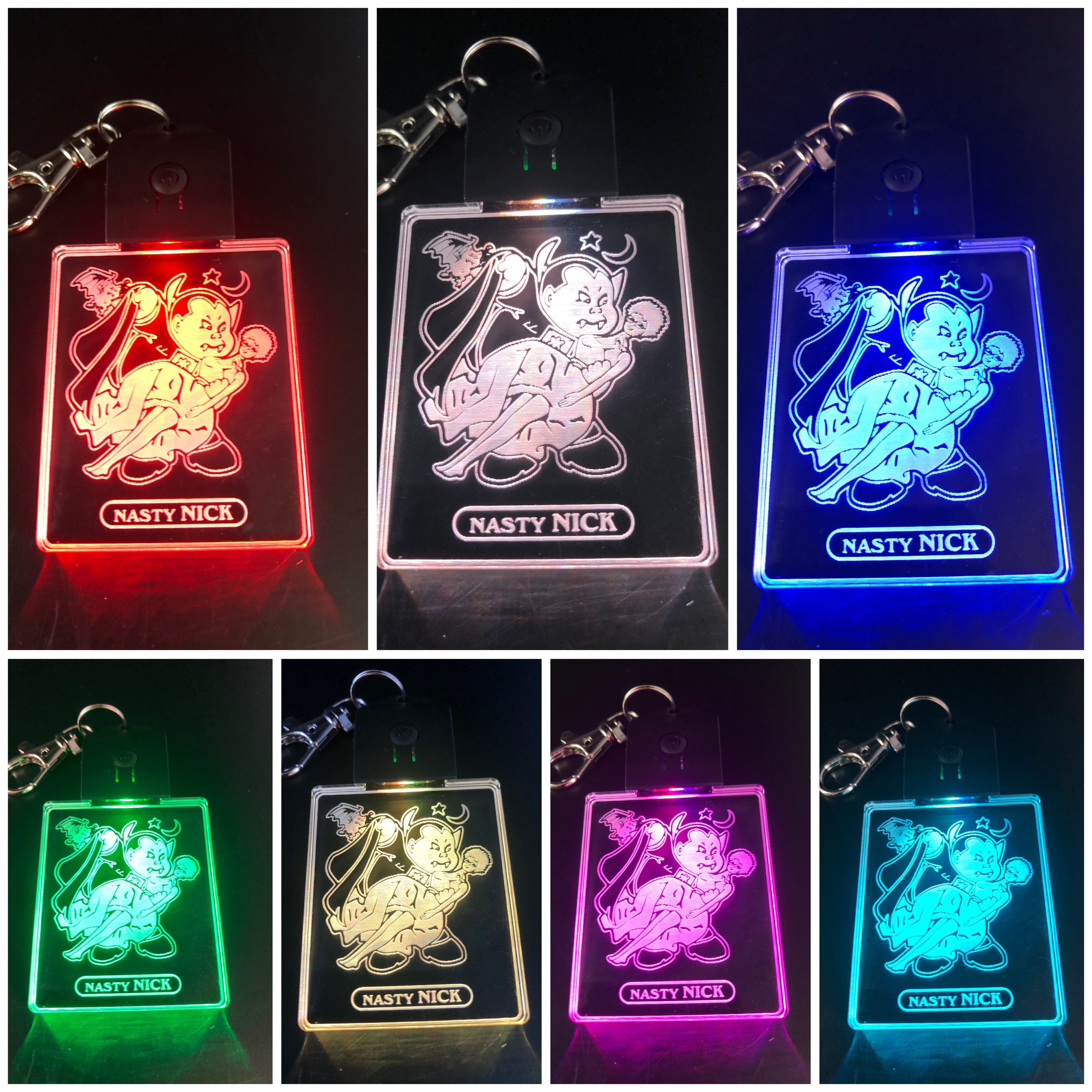 Garbage Pail Kids Inspired LED keychain