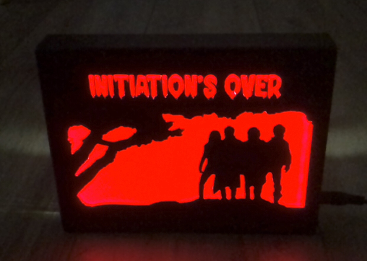Lost Boys themed light frame