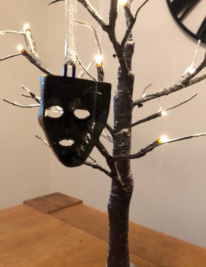 Mask Inspired Hanging Decoration