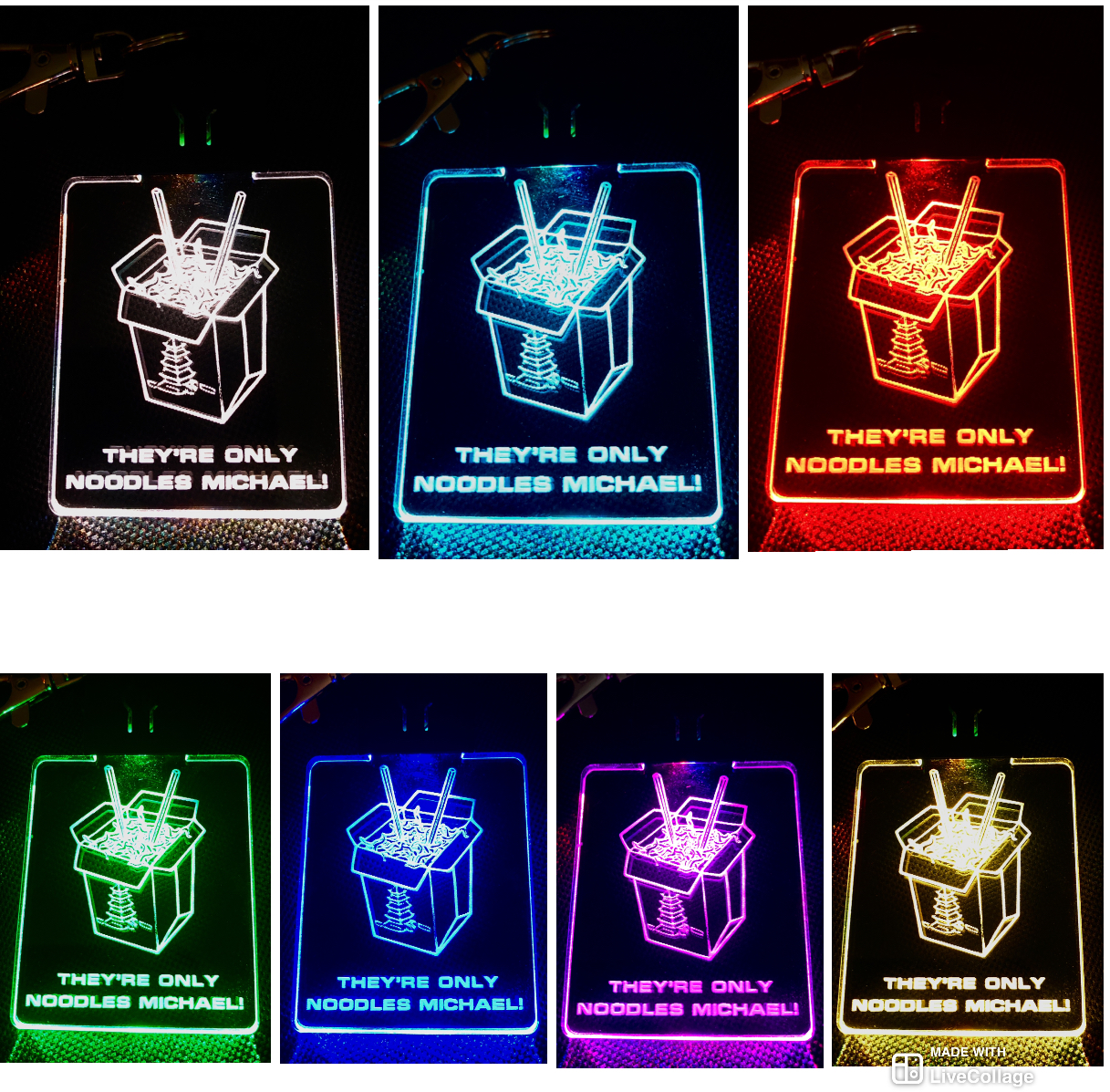 The Lost Boys Inspired LED keychain