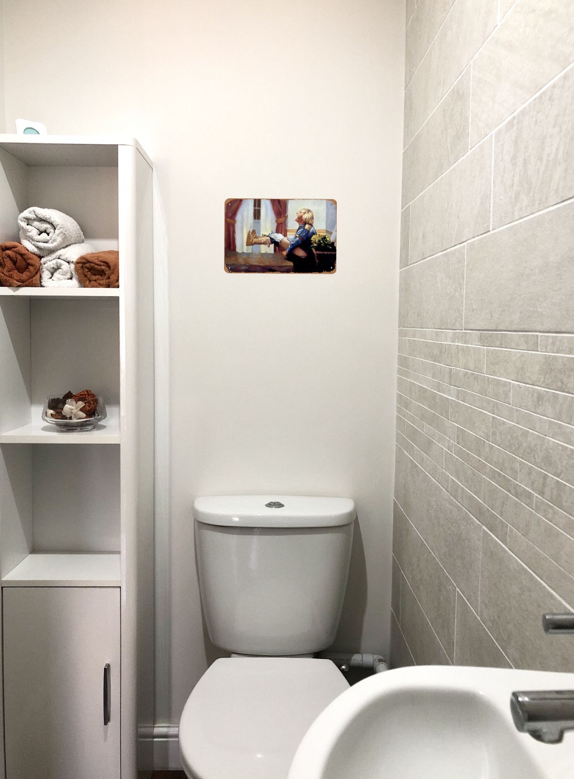 Dumb and Dumber inspired bathroom art / decor