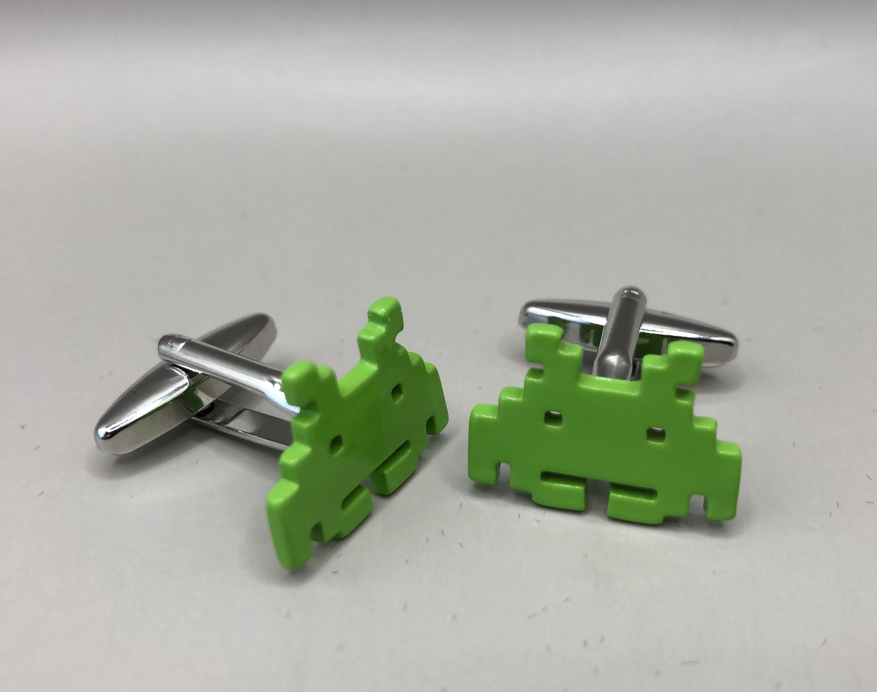 Retro arcade themed cuff links