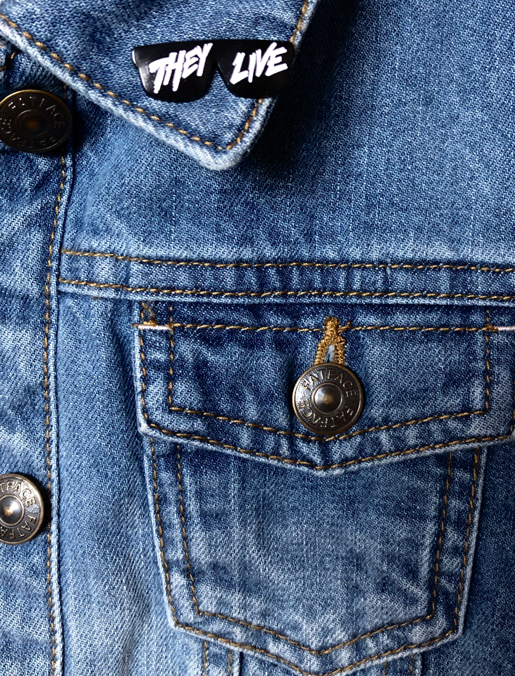 They Live Enamel Pin Badge