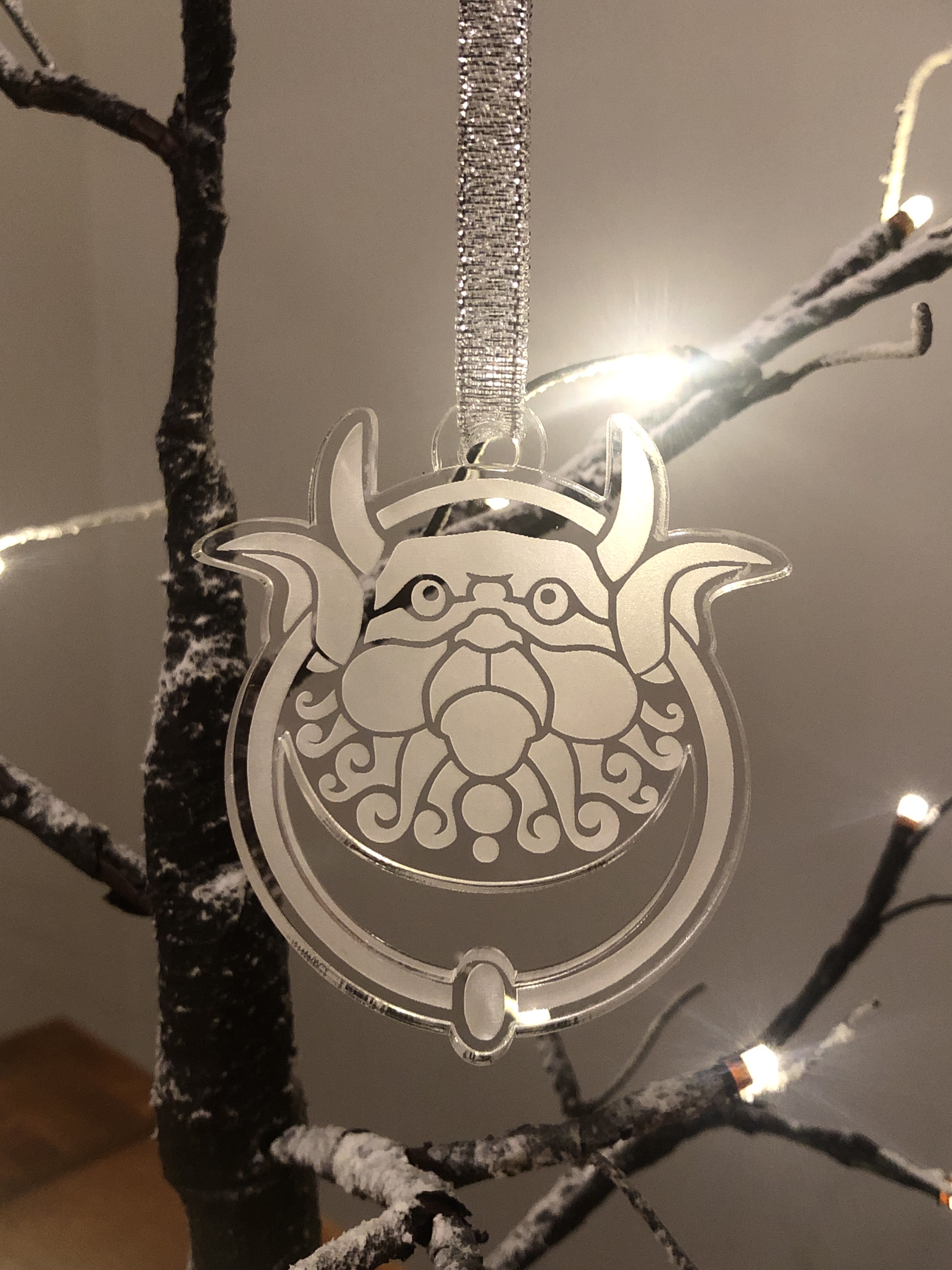 Labyrinth inspired Christmas Tree Decorations