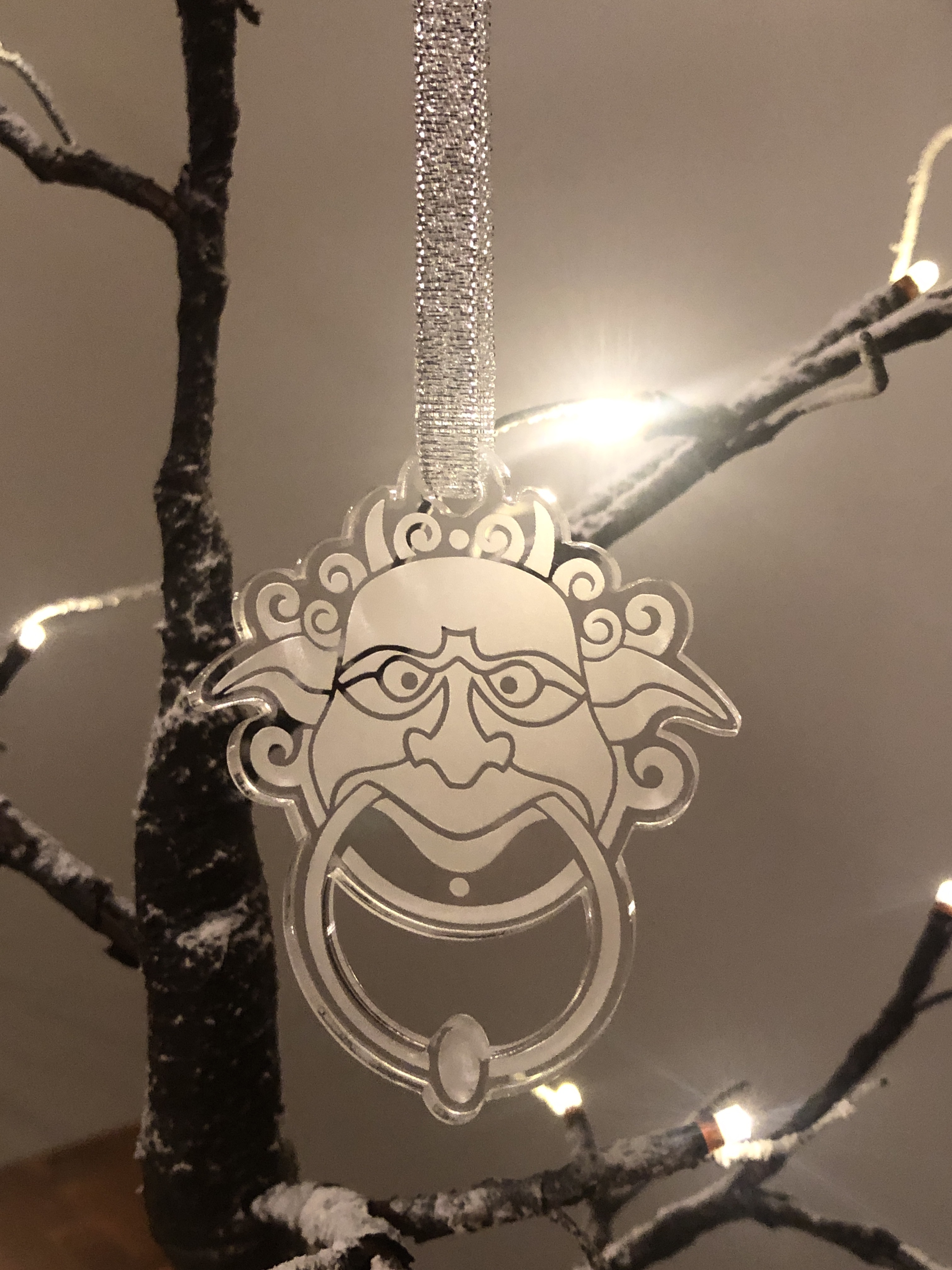 Labyrinth inspired Christmas Tree Decorations