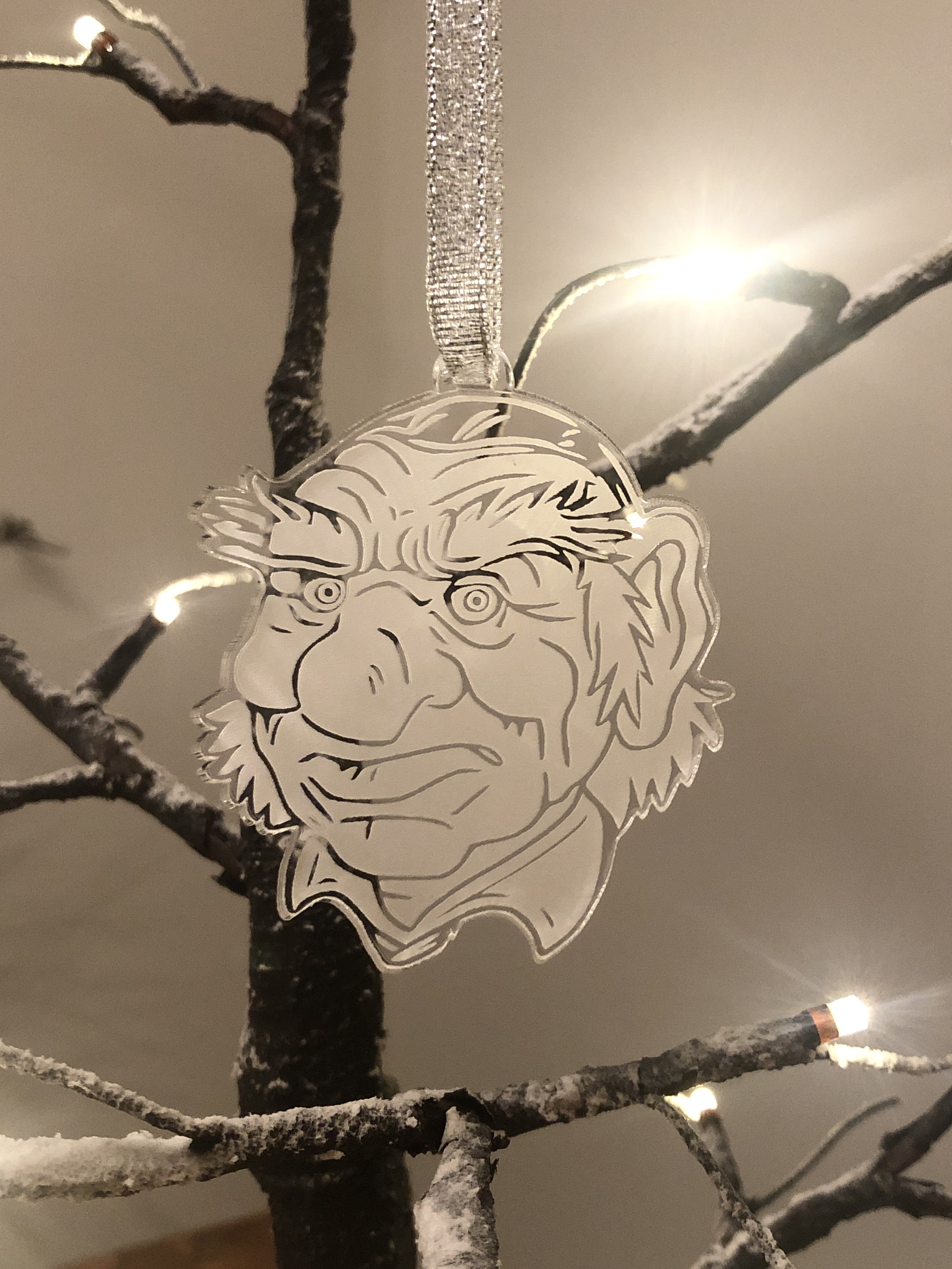 Labyrinth inspired Christmas Tree Decorations