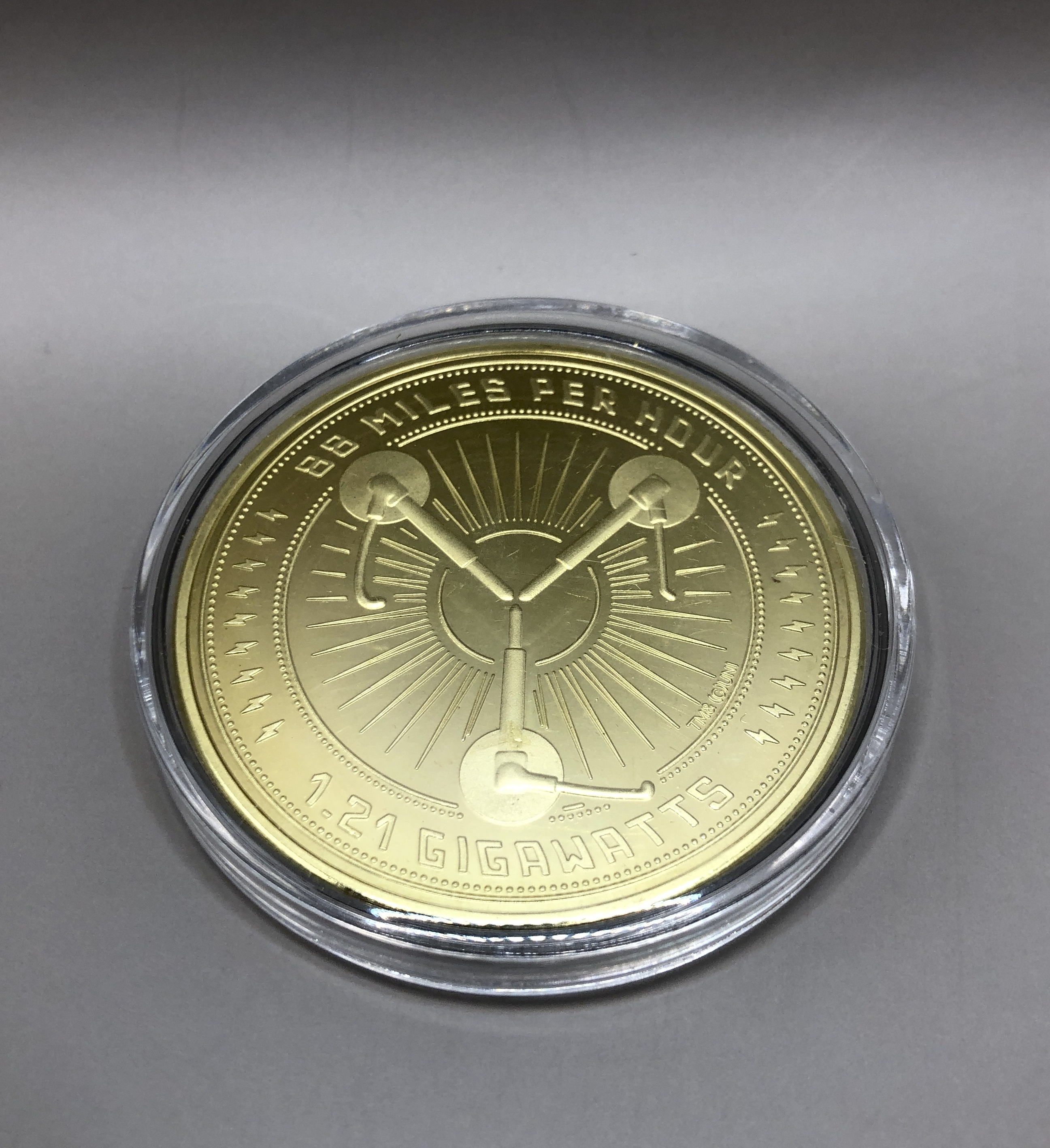 Back to the Future Flux Capacitor Collectors Coin