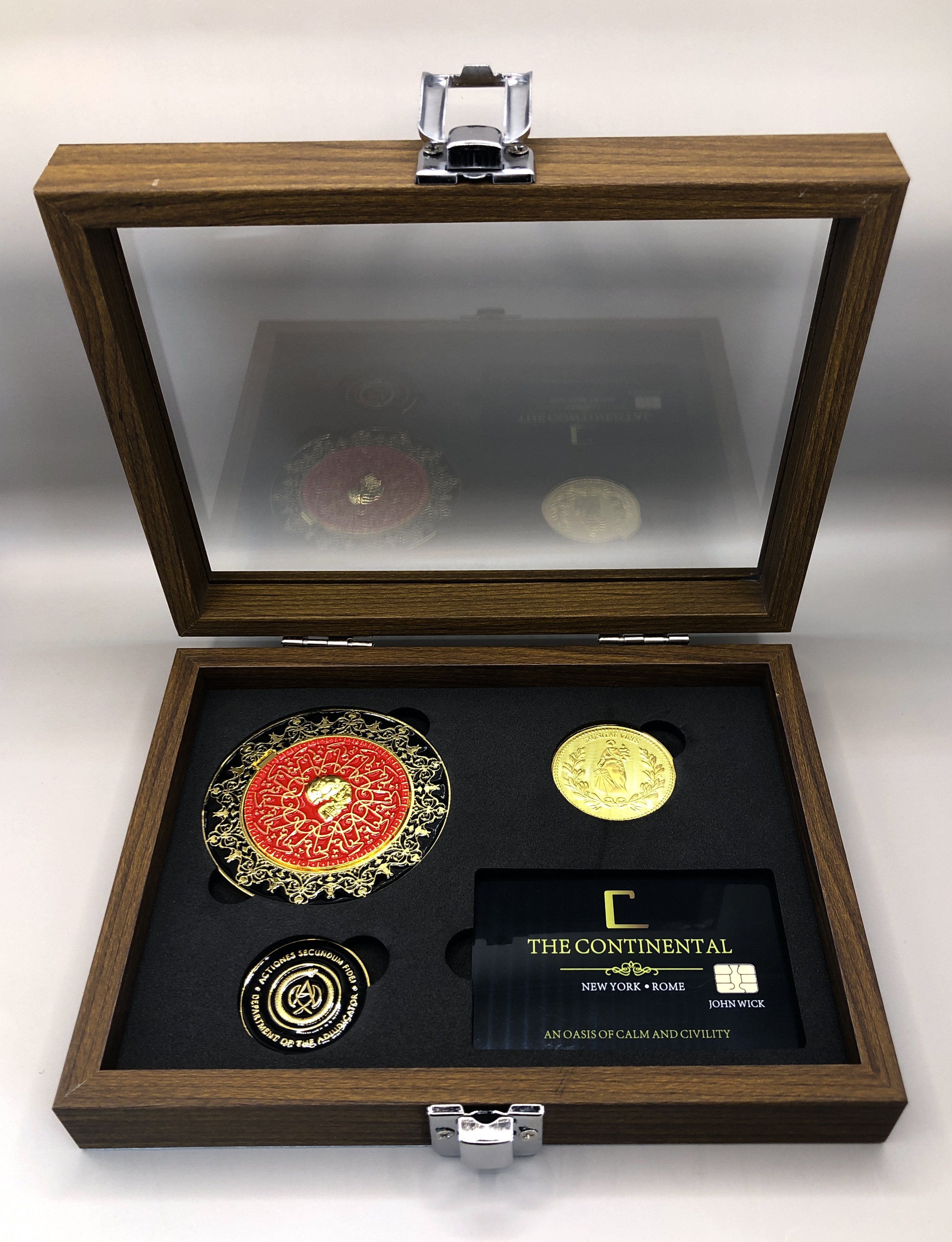 John Wick inspired Oath Markers / Continental coin / Adjudicator coin / Continental card / Collectors gift set