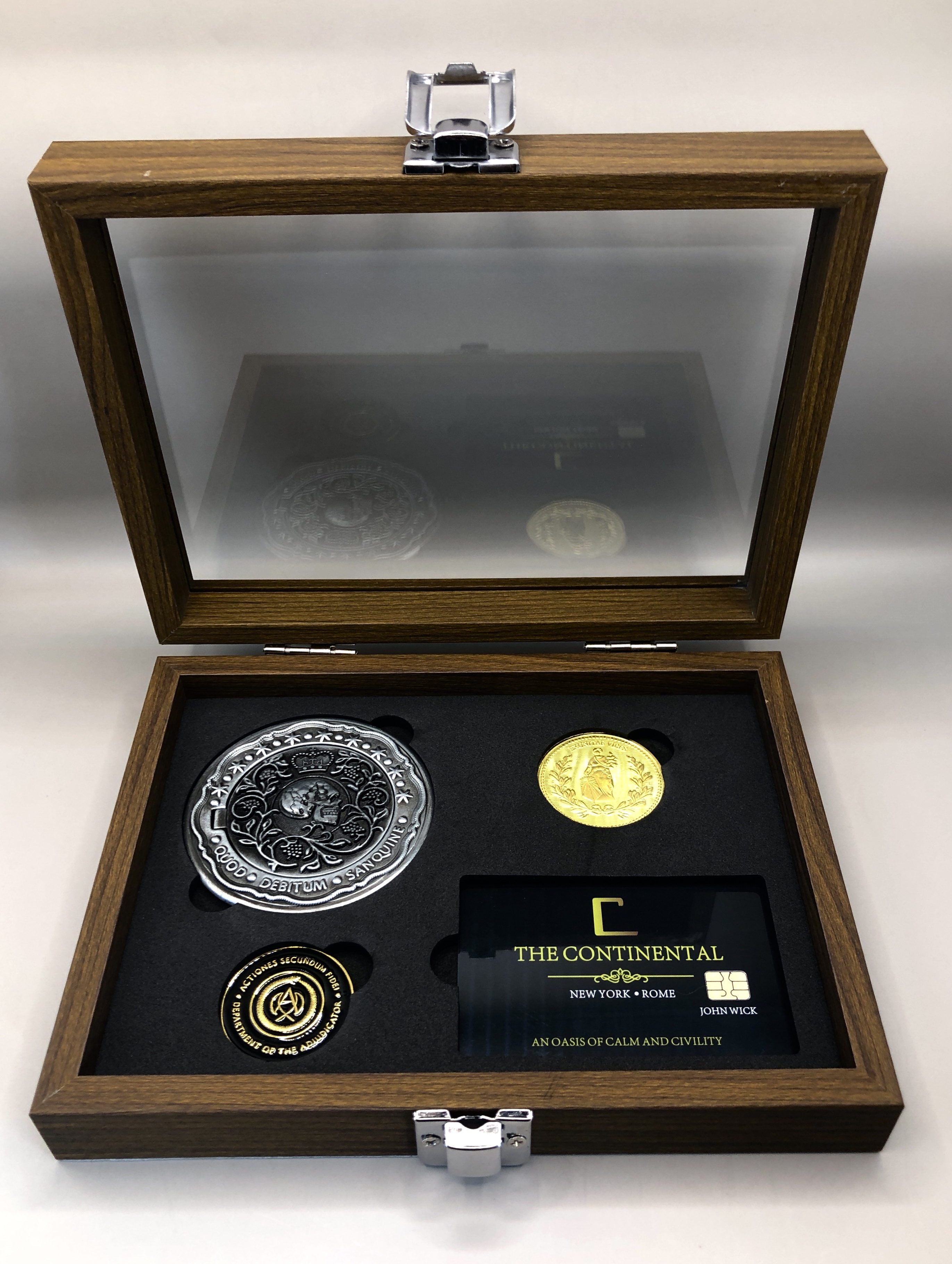 John Wick inspired Oath Markers / Continental coin / Adjudicator coin / Continental card / Collectors gift set