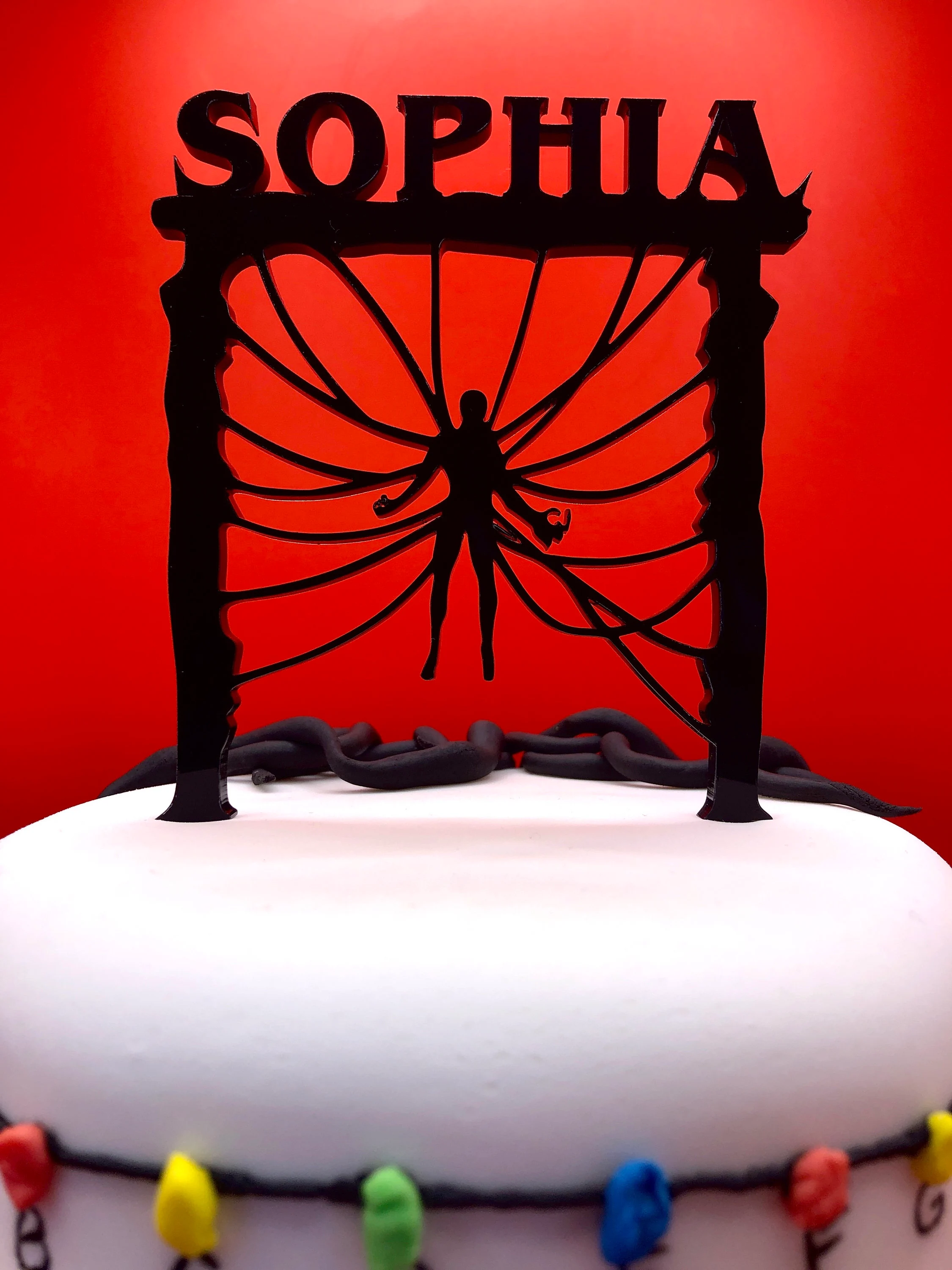 Stranger Things themed Cake Topper - Vecna