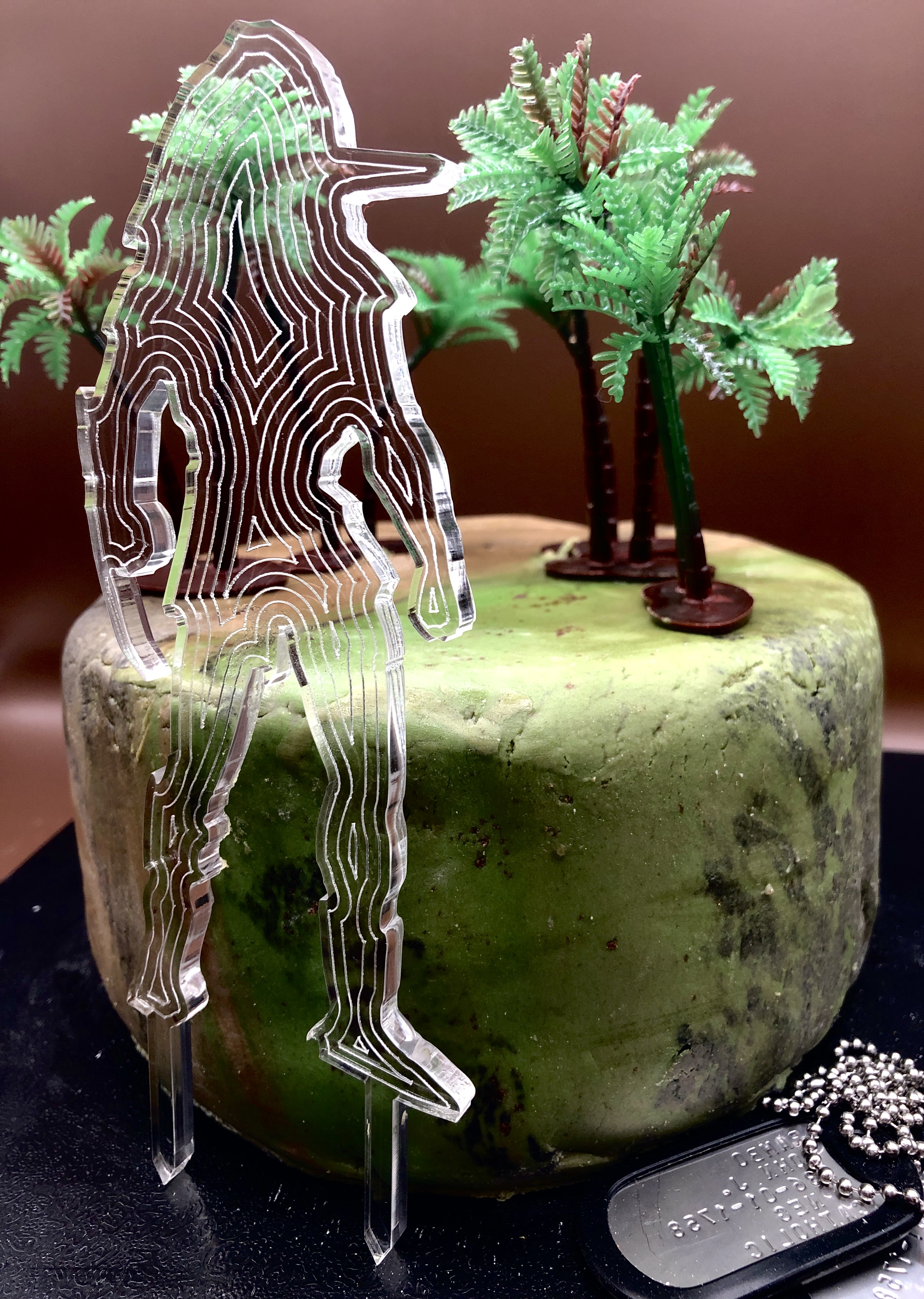 Predator themed Cake Topper