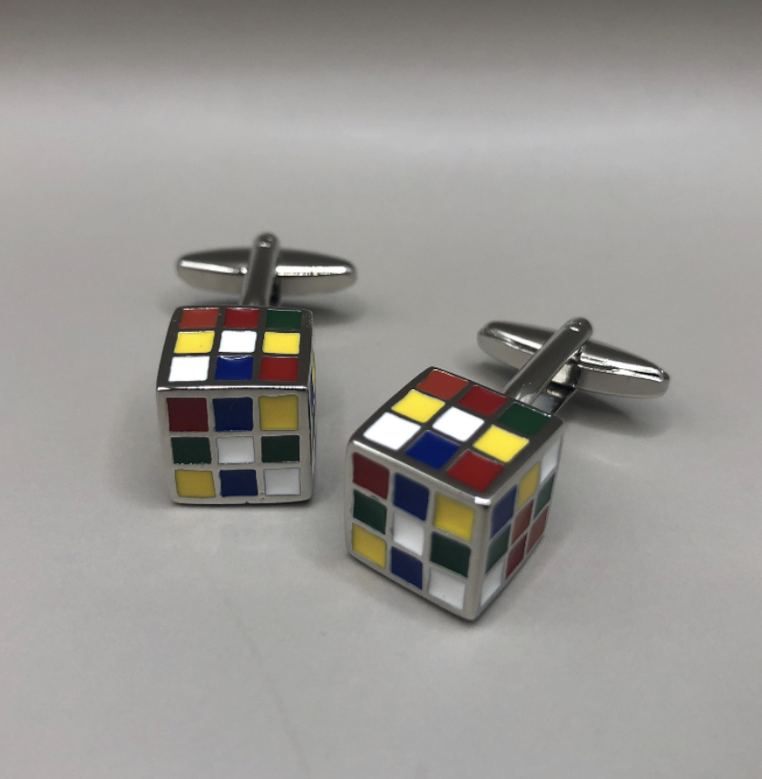 Puzzle Cube Themed Cufflinks