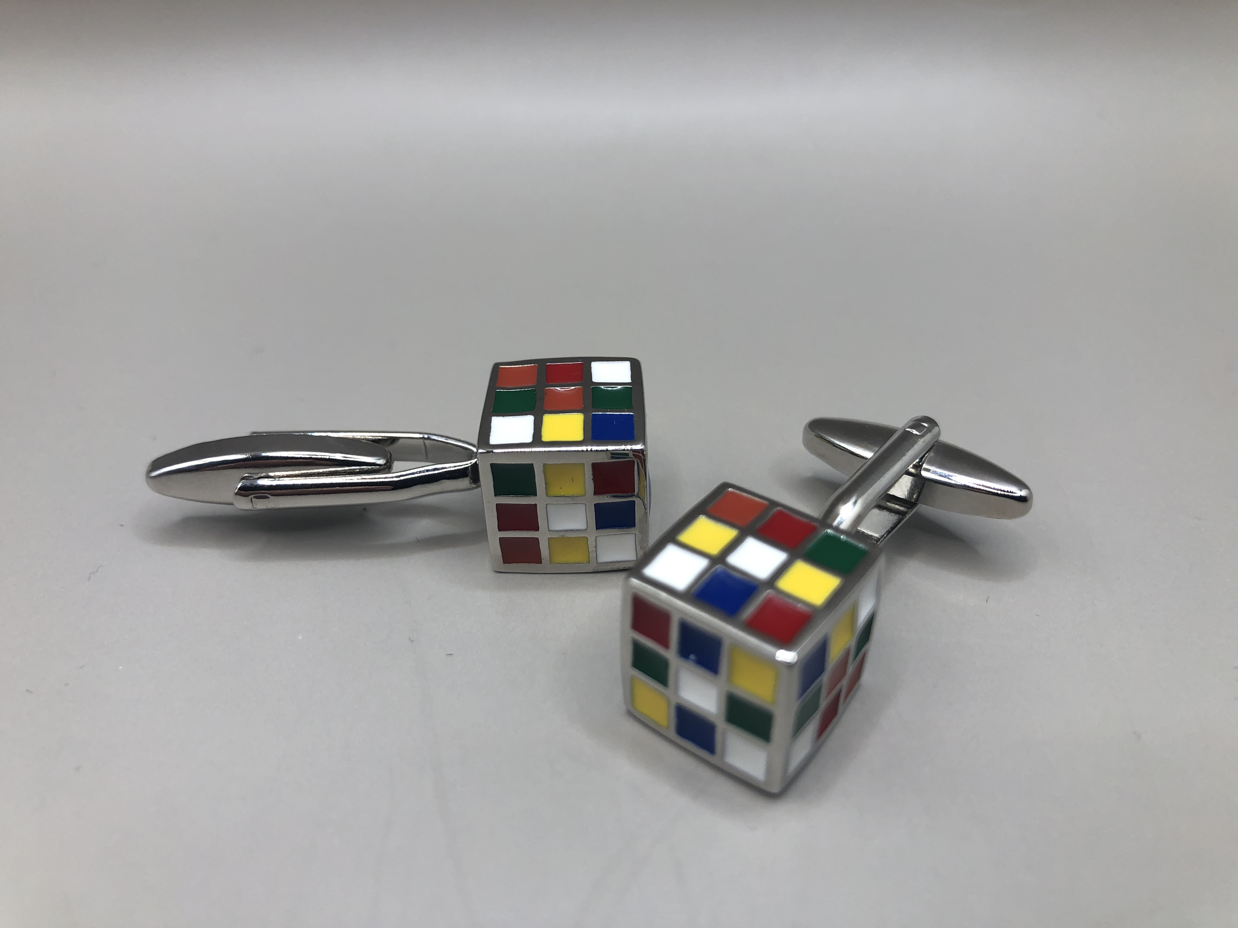 Puzzle Cube Themed Cufflinks