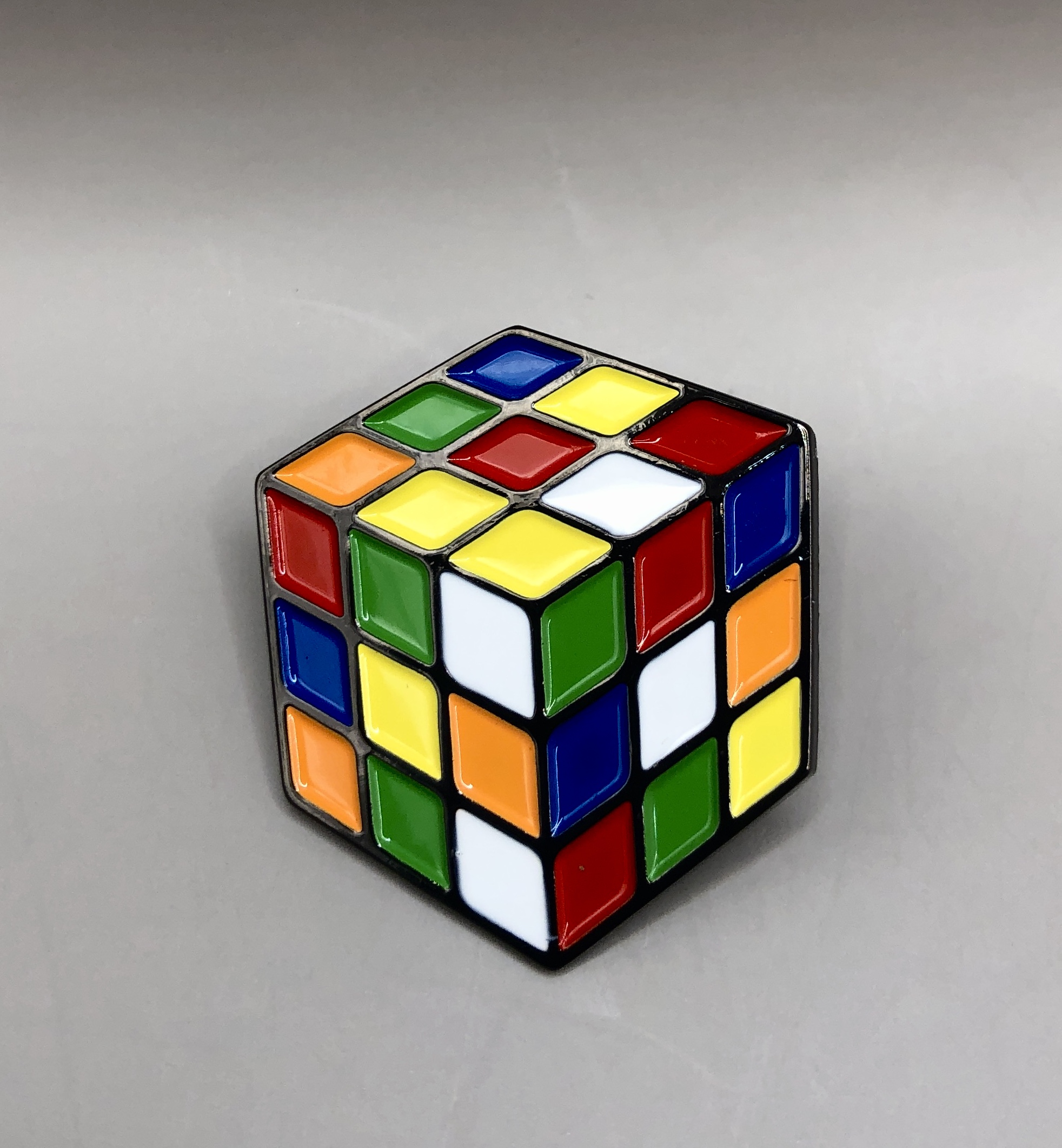 Puzzle cube Enamel Pin Badge