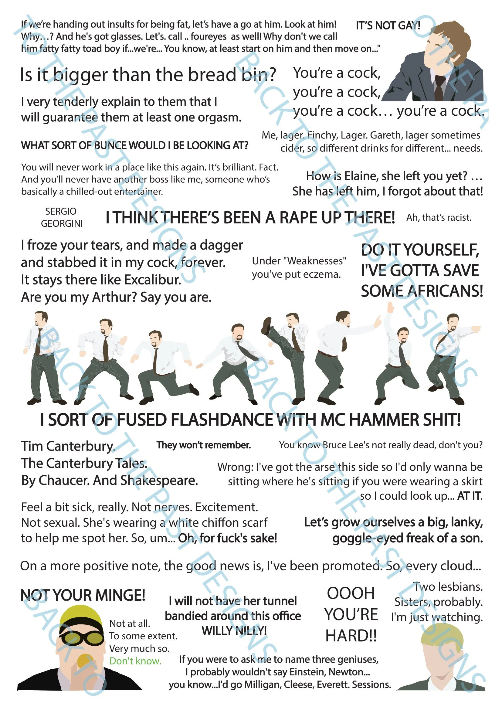 Movie Quote Print - Office