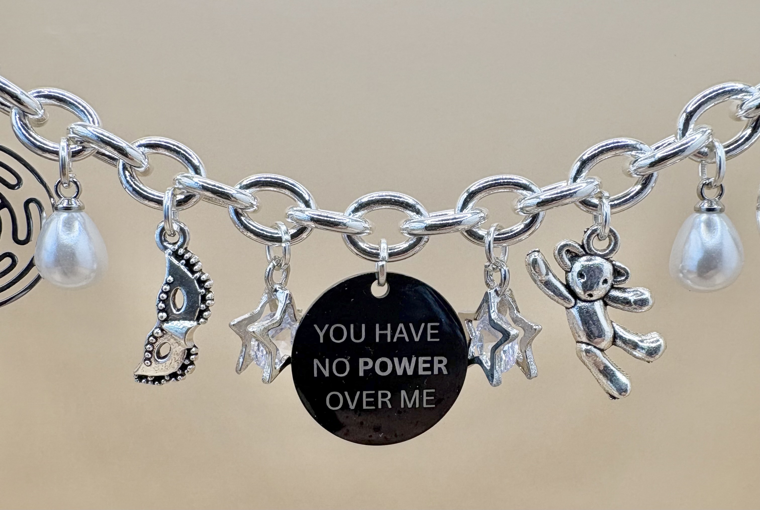 Labyrinth Inspired Charm Bracelet