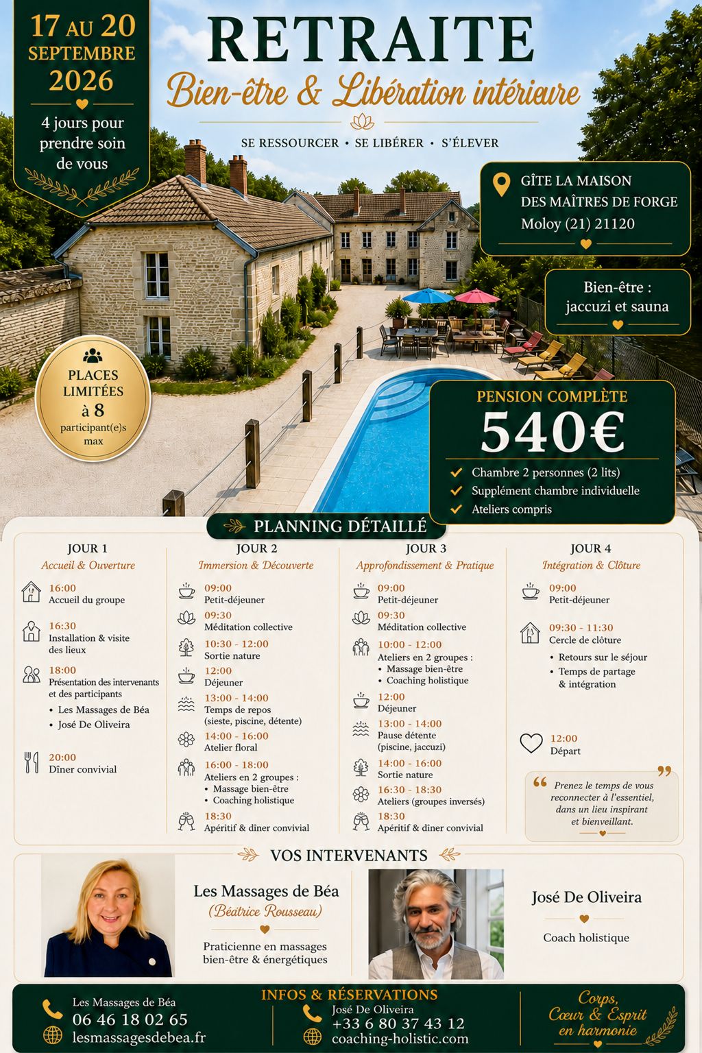 Retraite Bien-être & Libération intérieur