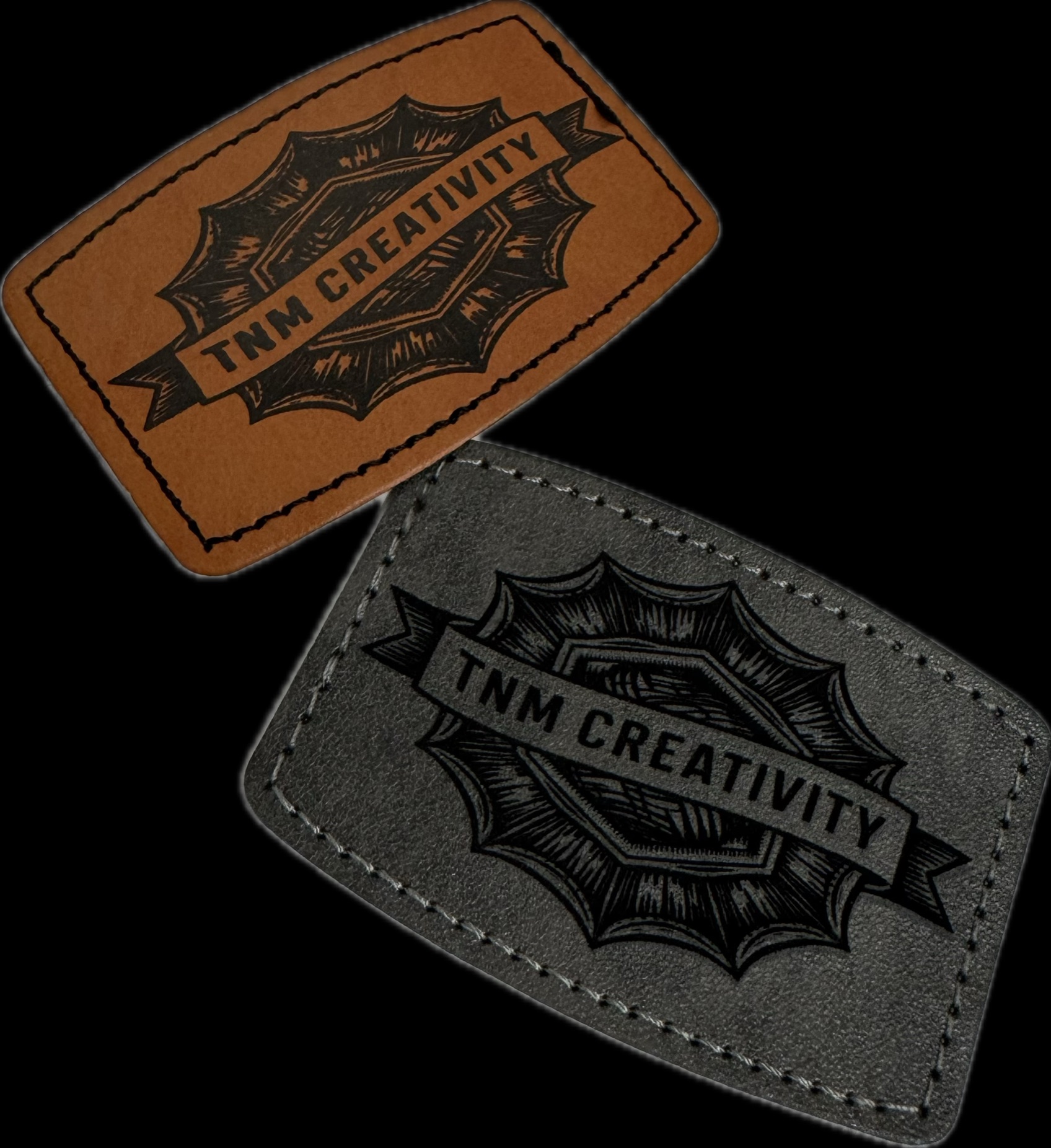 Etiquetas de cuero sintetico personalizadas