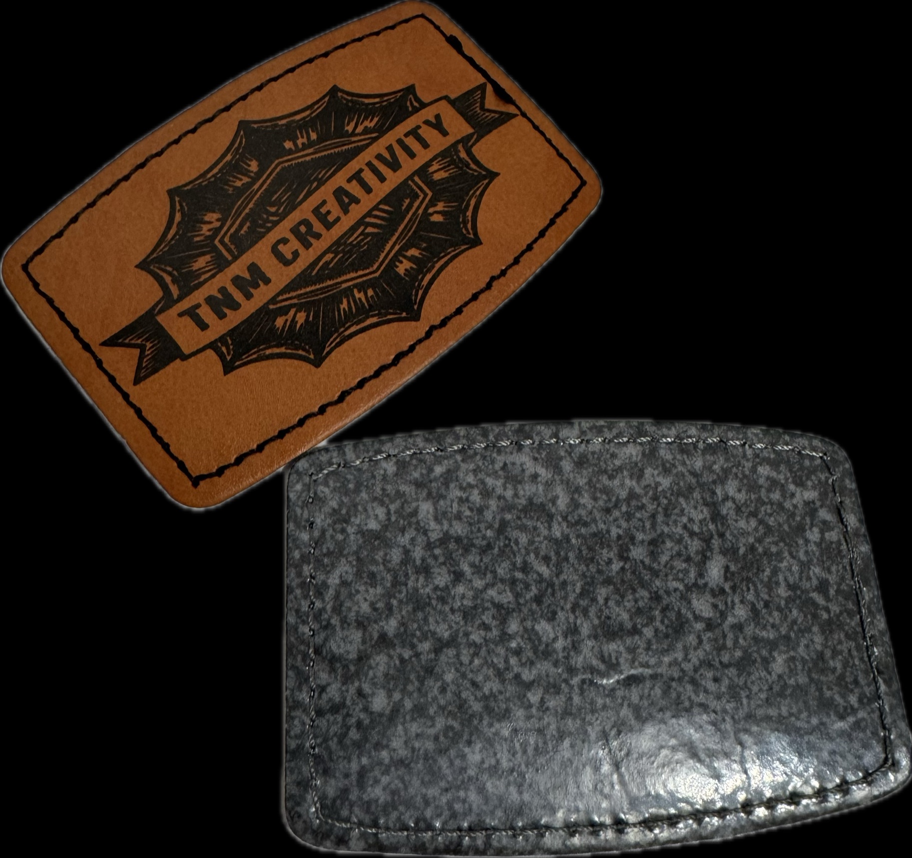 Etiquetas de cuero sintetico personalizadas