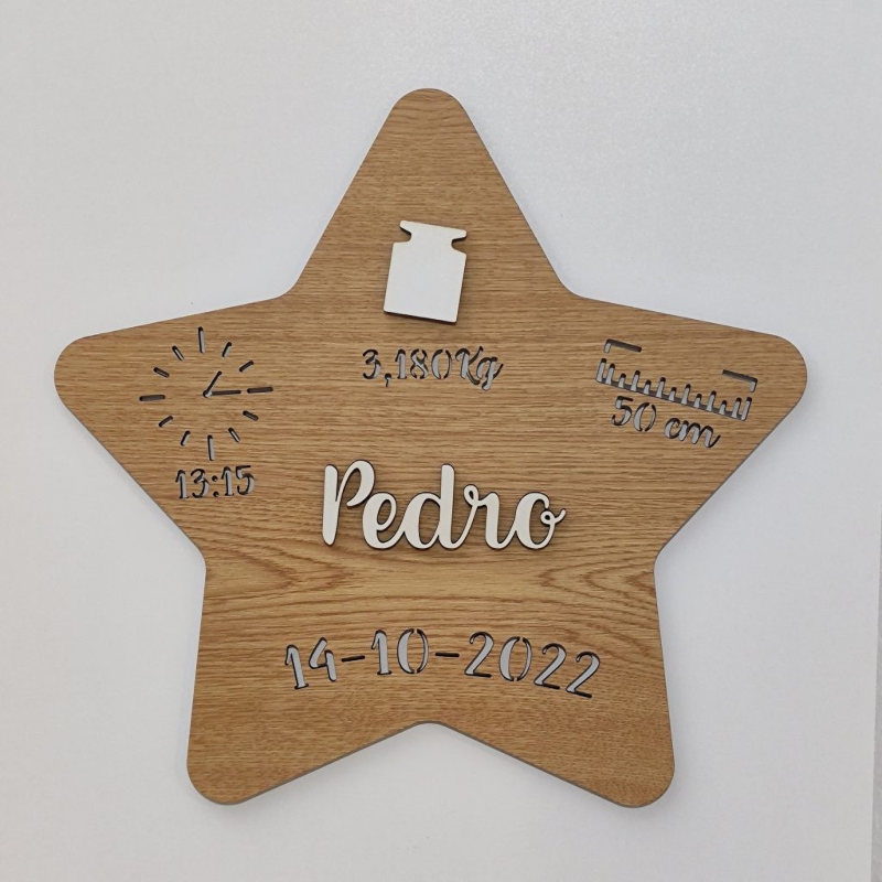 Estrella personalizada de nacimiento