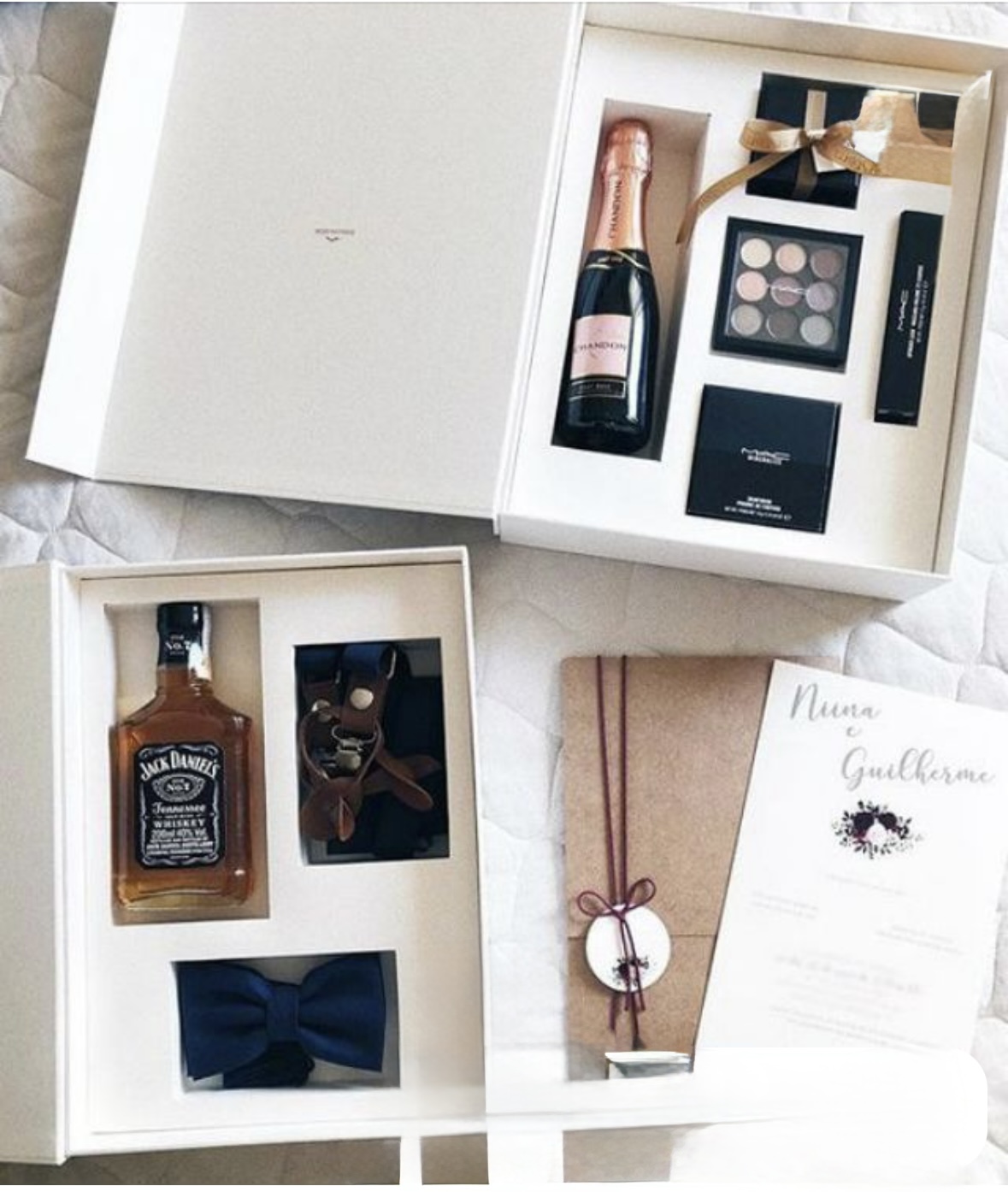 Caja de regalo padrino/madrina premium