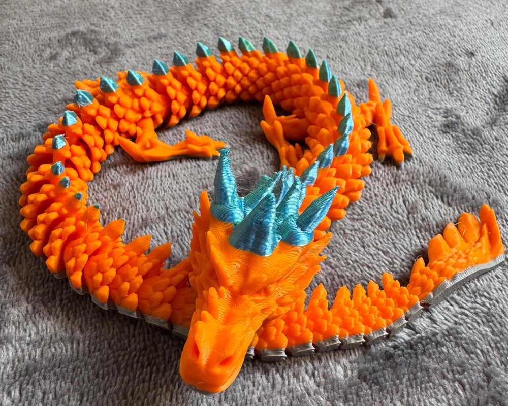 Dragón articulado 3D