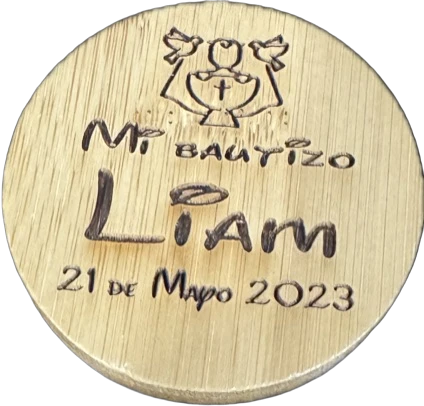 Recuerdo de bautizo personalizado