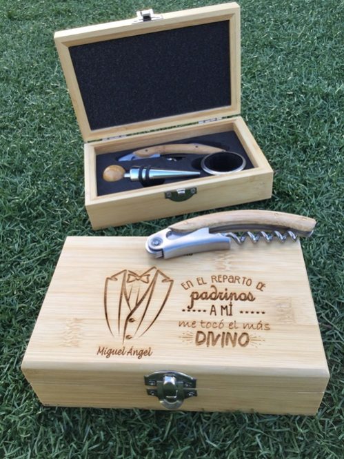 Set de sacacorchos personalizado