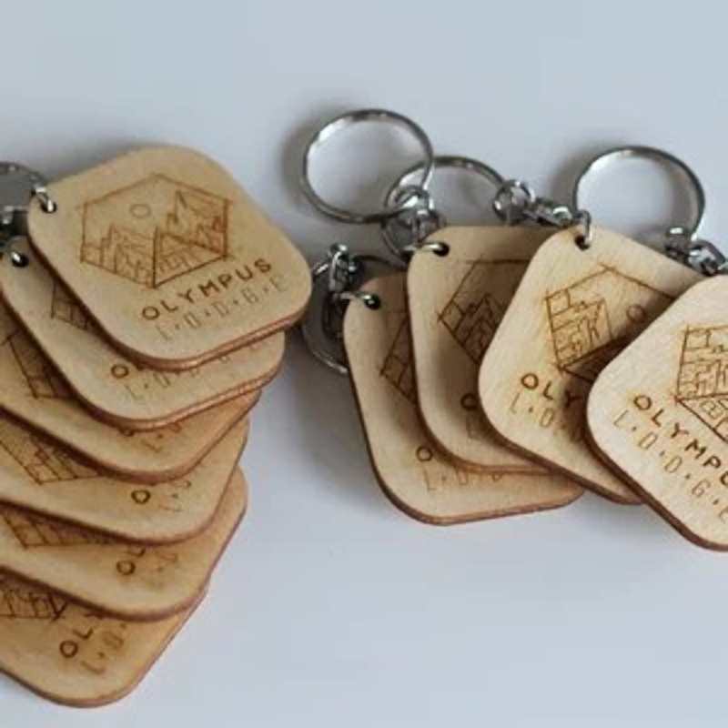 Llavero de Madera Personalizado