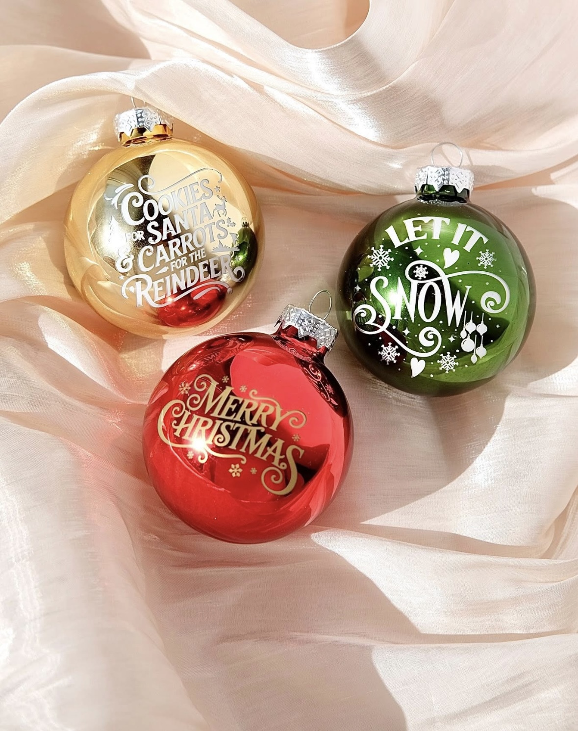 Pack 4 Esferas navideñas personalizadas