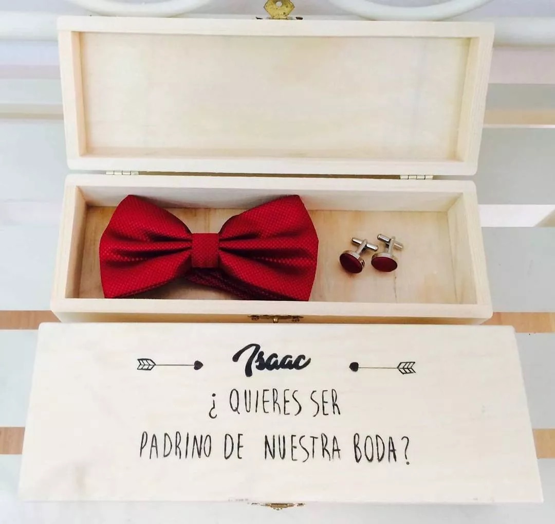 Set de regalo para padrino de boda