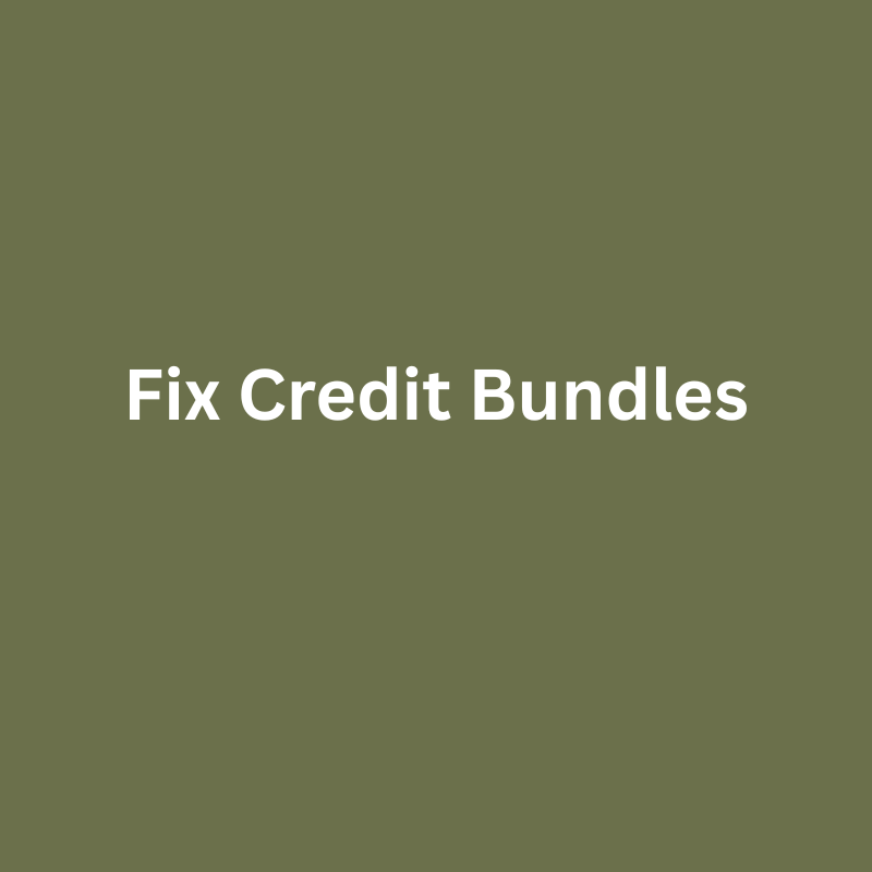Fix Credit Bundles