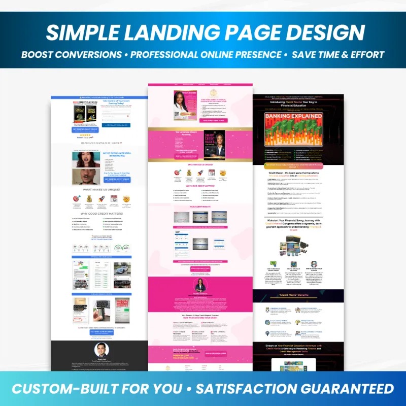Simple Landing Page Design