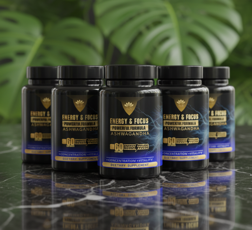 Energy & Focus - 5 Bottles - JS10