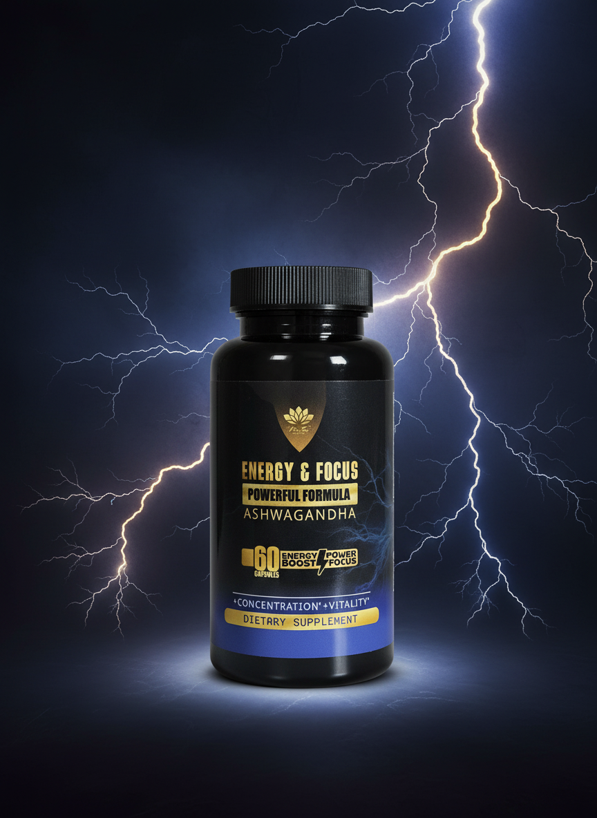 Energy & Focus Supplement - 1 Bottle - SM10