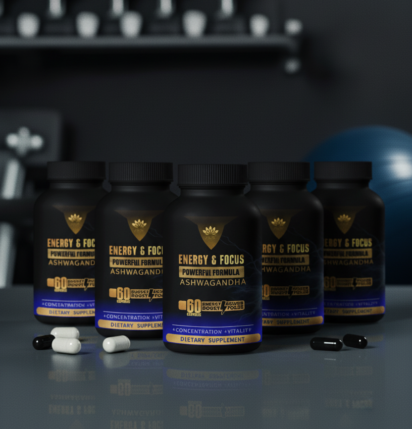 Energy & Focus Supplement 5 Bottles